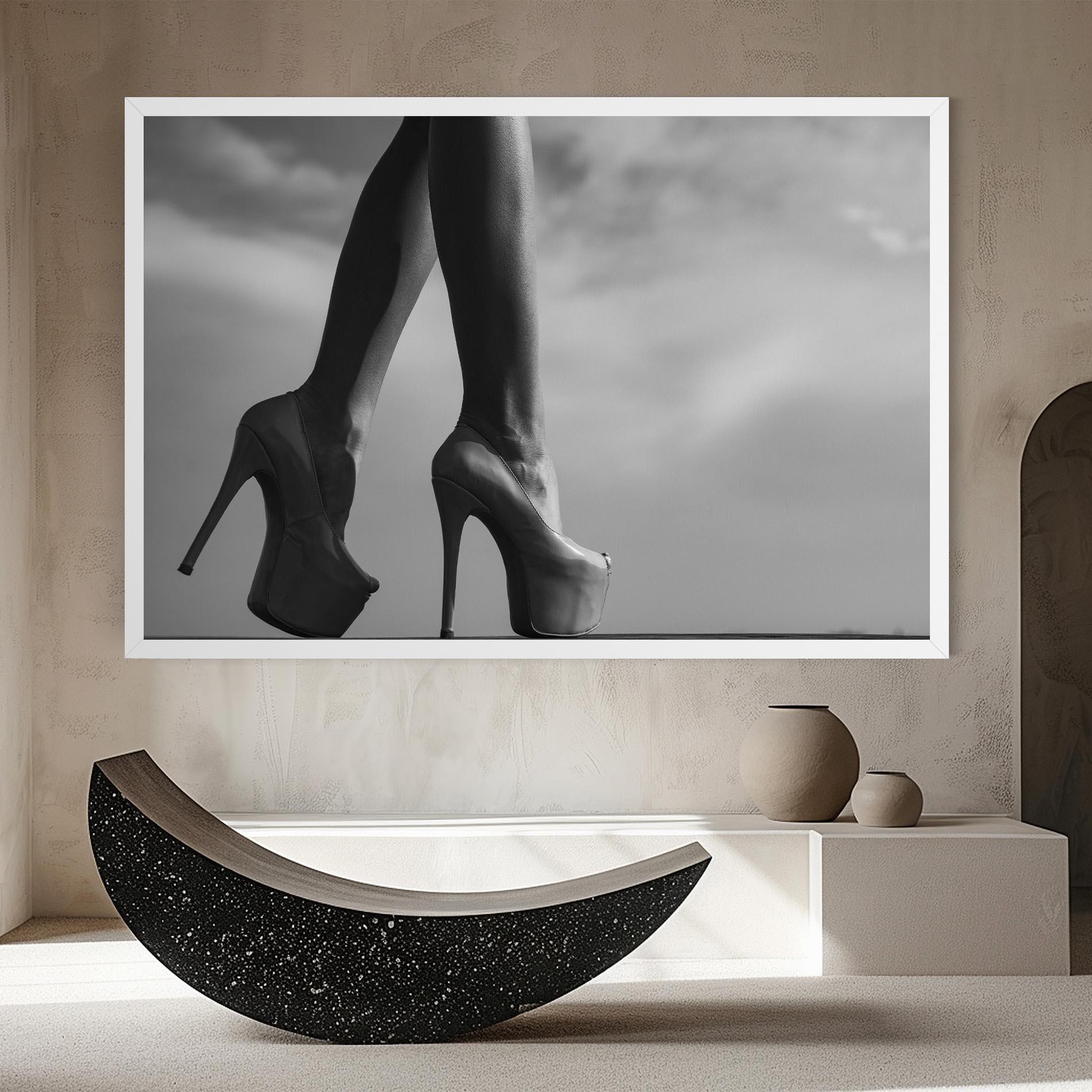 Картина на платно Heels Sky Background mockup 8