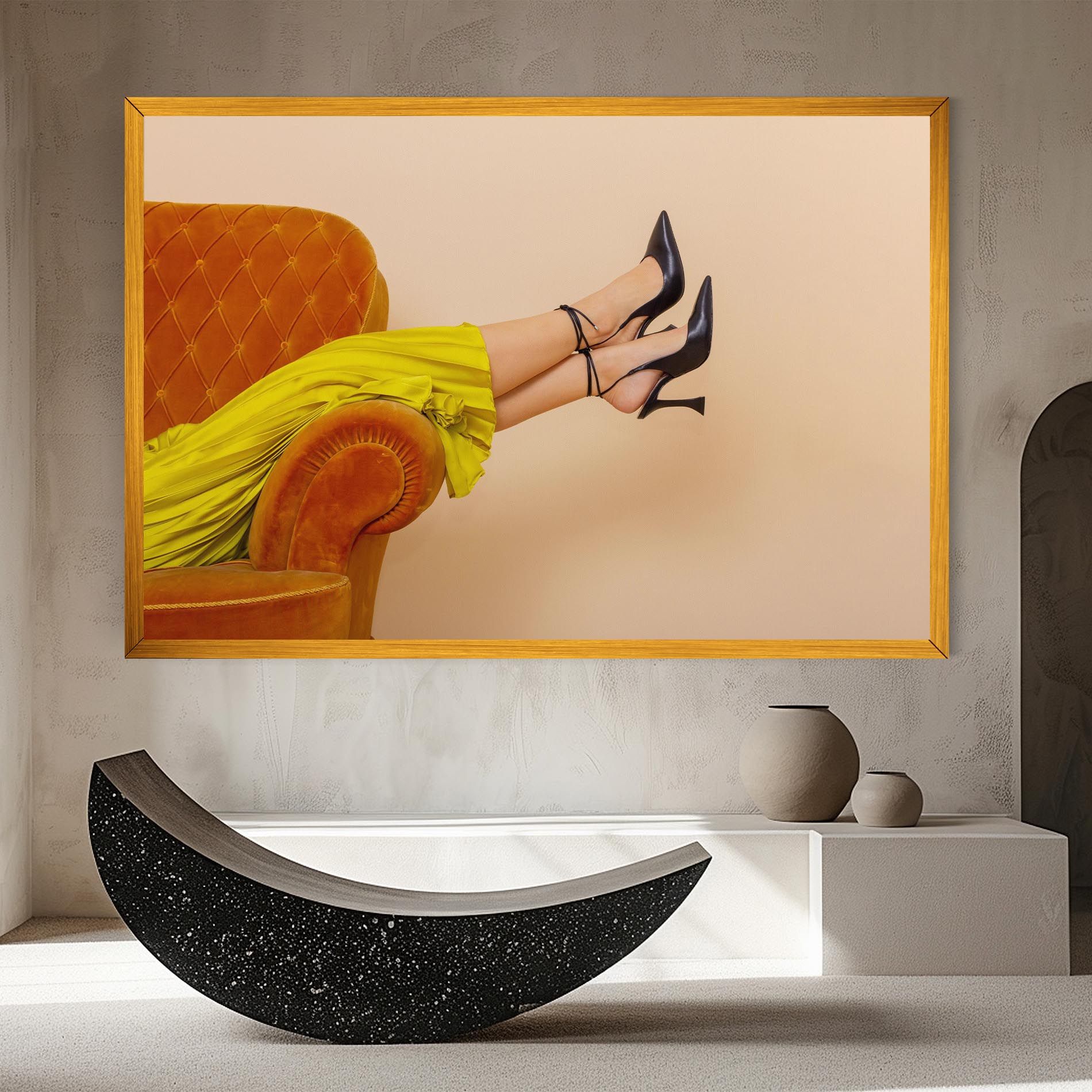 Black Heals On Cream mockup 8