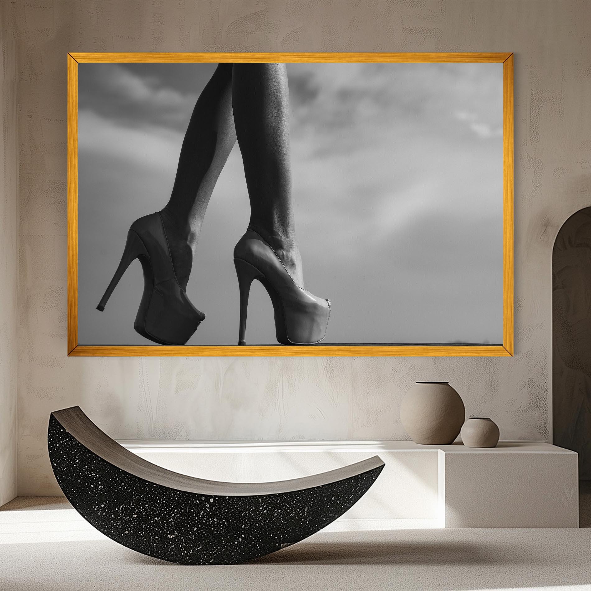 Картина на платно Heels Sky Background mockup 8