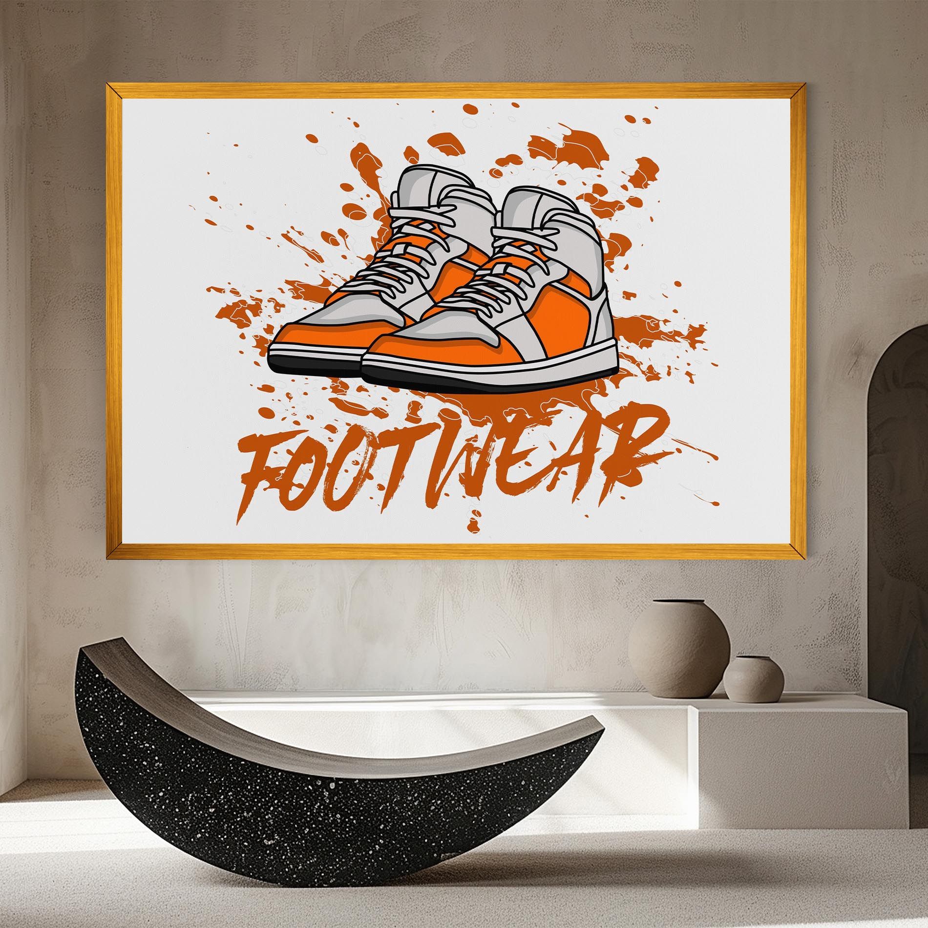 Orange Footwear mockup 8