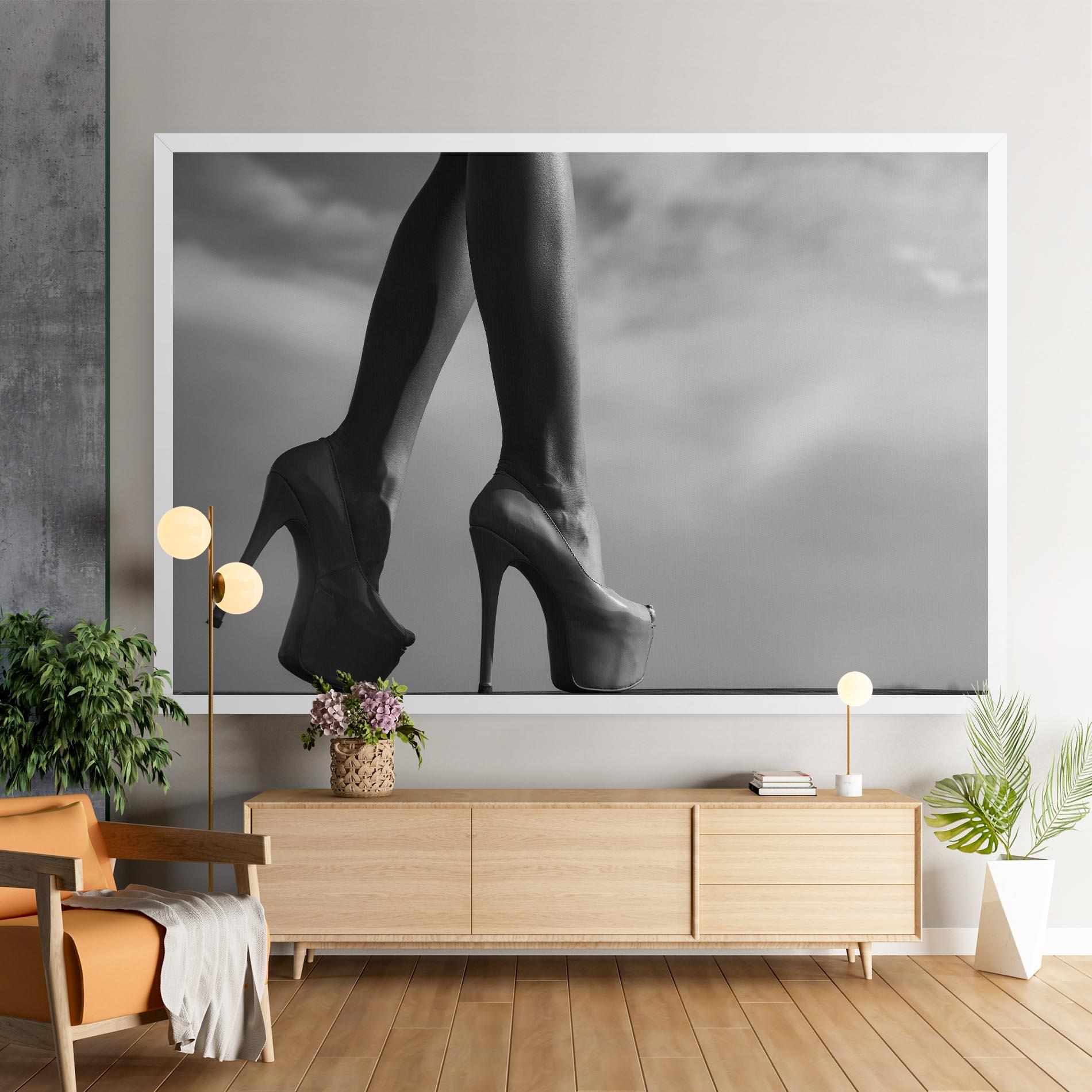 Картина на платно Heels Sky Background mockup 9