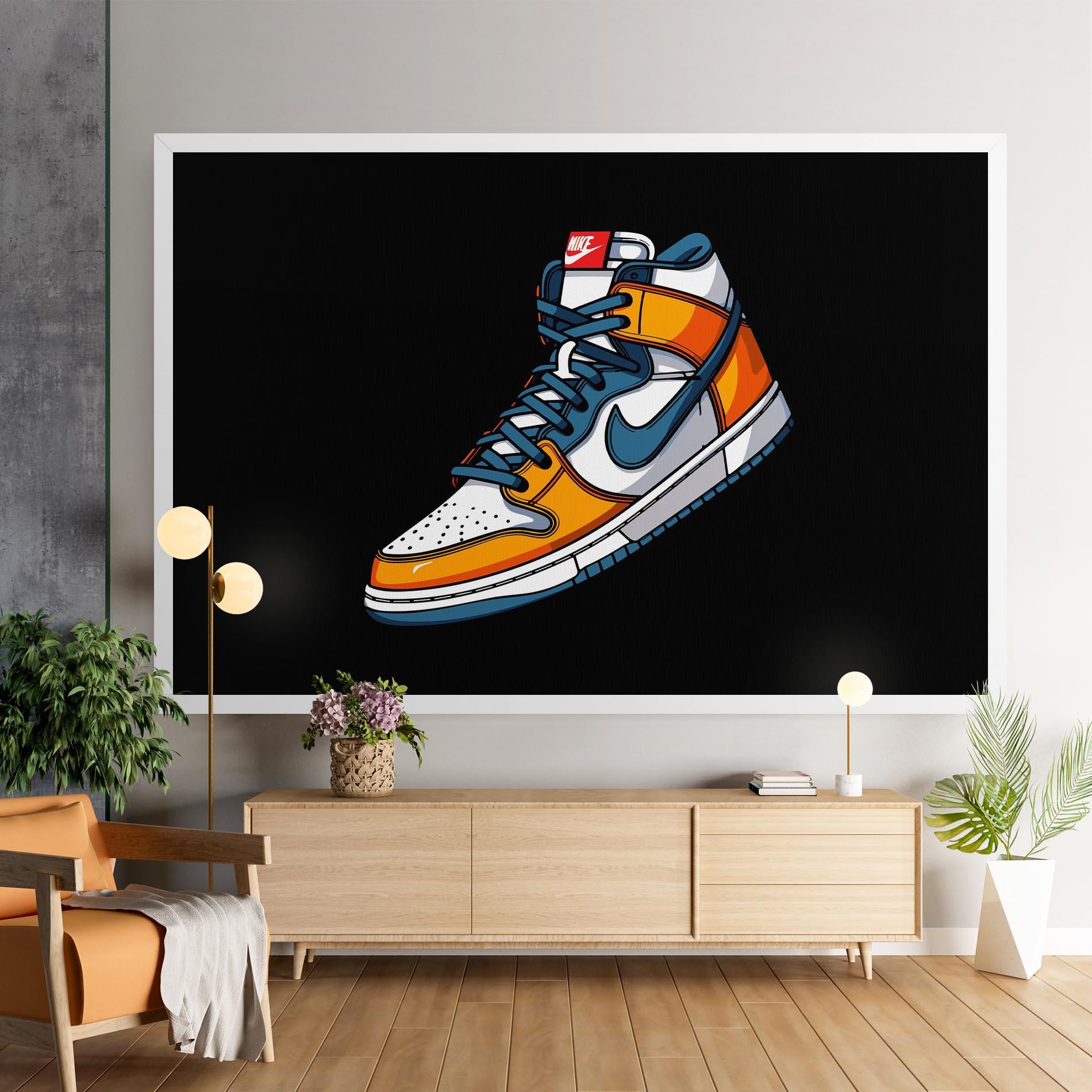 Картина на платно Nike Shoe mockup 9