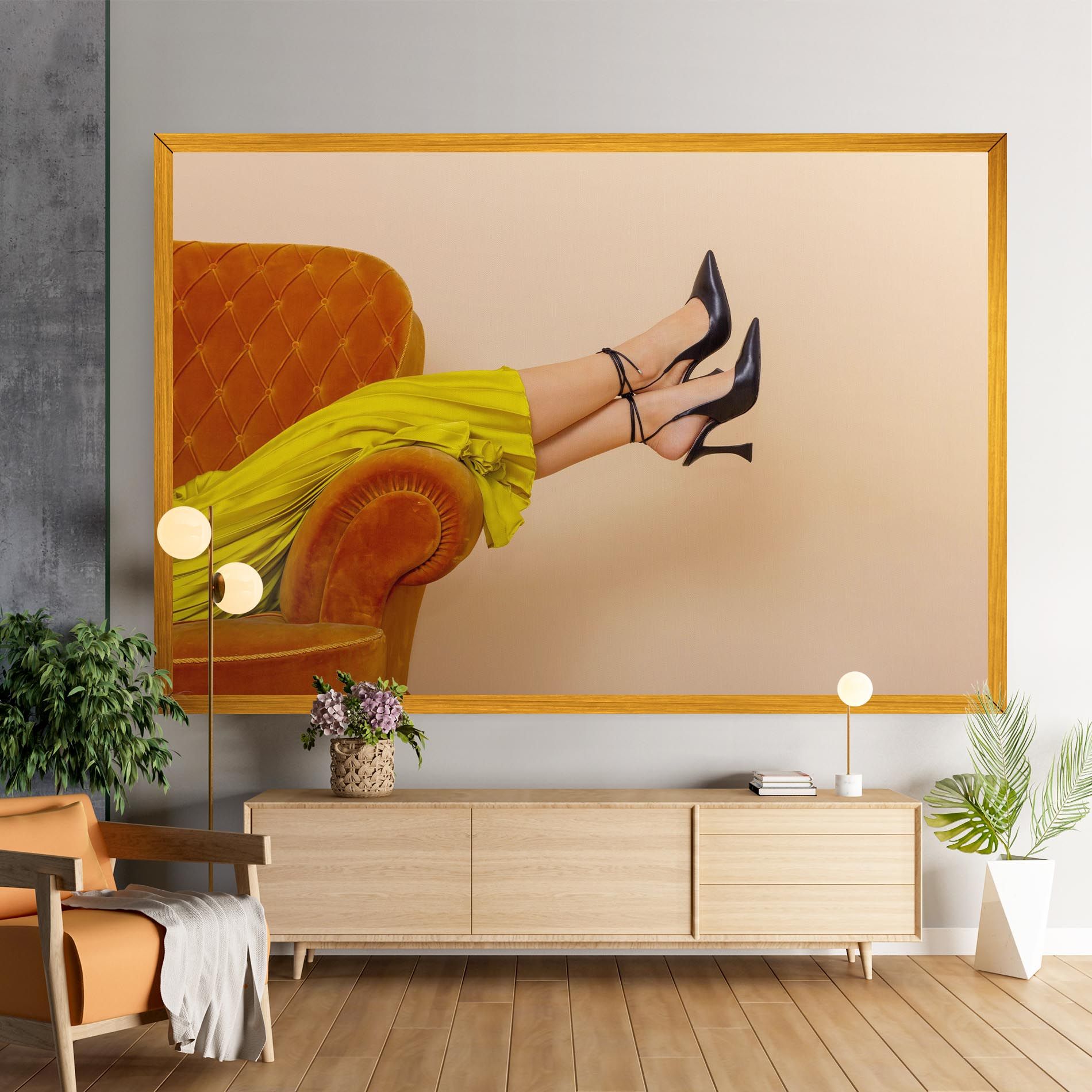 Black Heals On Cream mockup 9