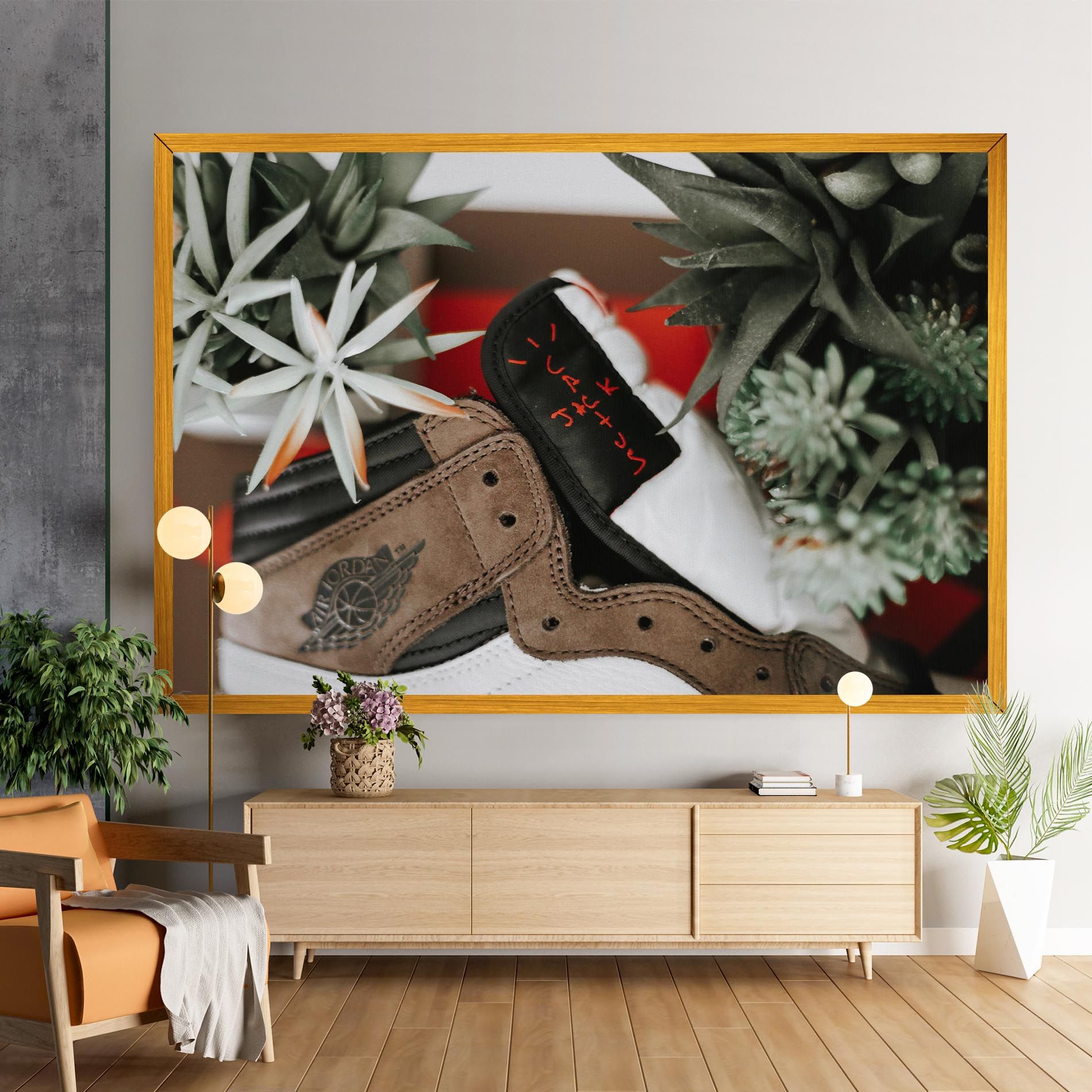 Brown Air Jordan mockup 9