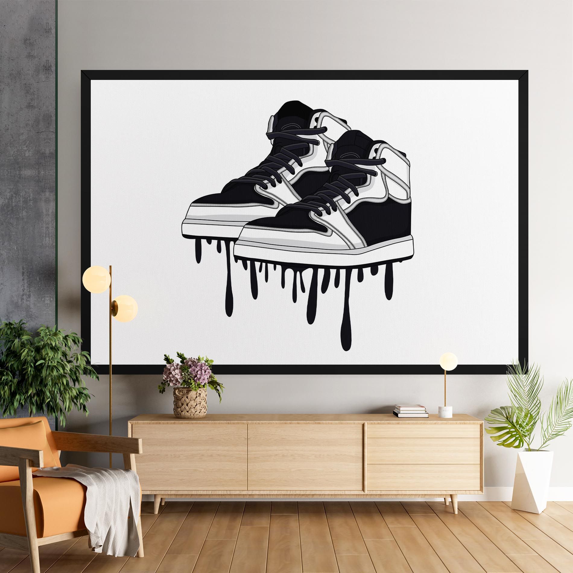 Black White Shoes mockup 9
