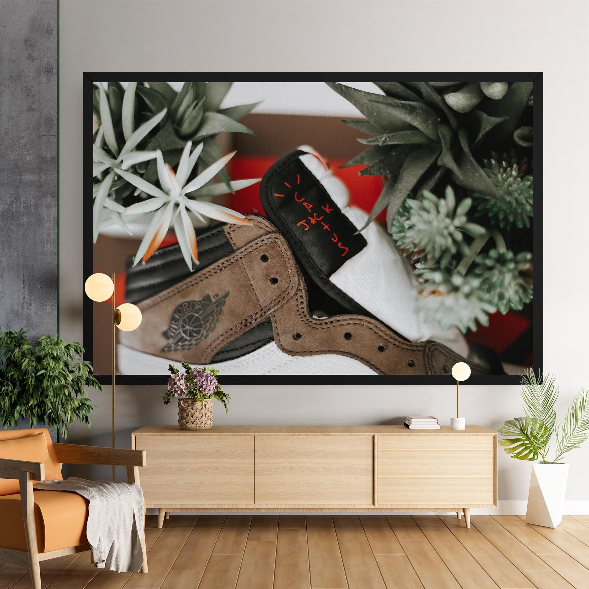 Brown Air Jordan mockup 9