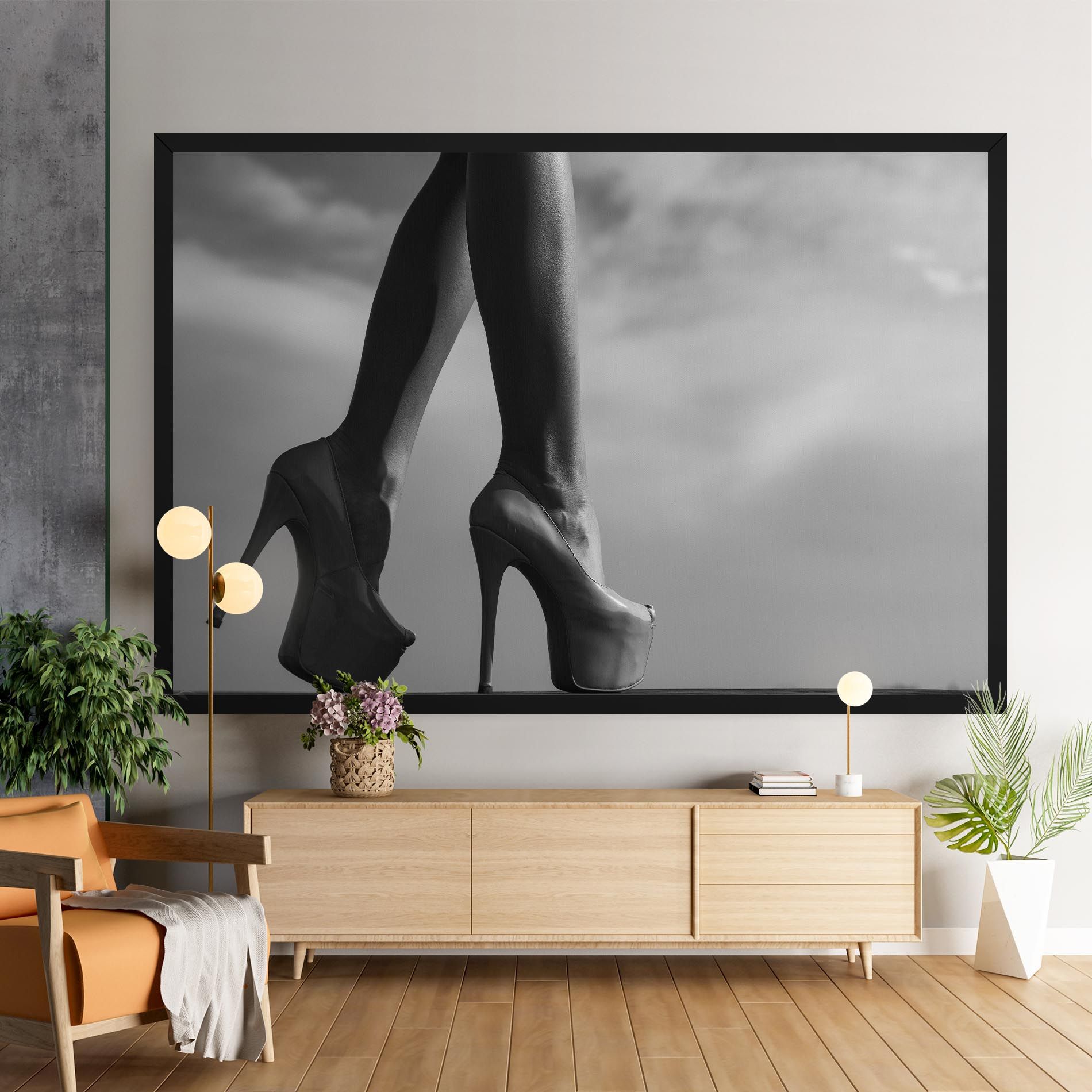 Heels Sky Background mockup 9