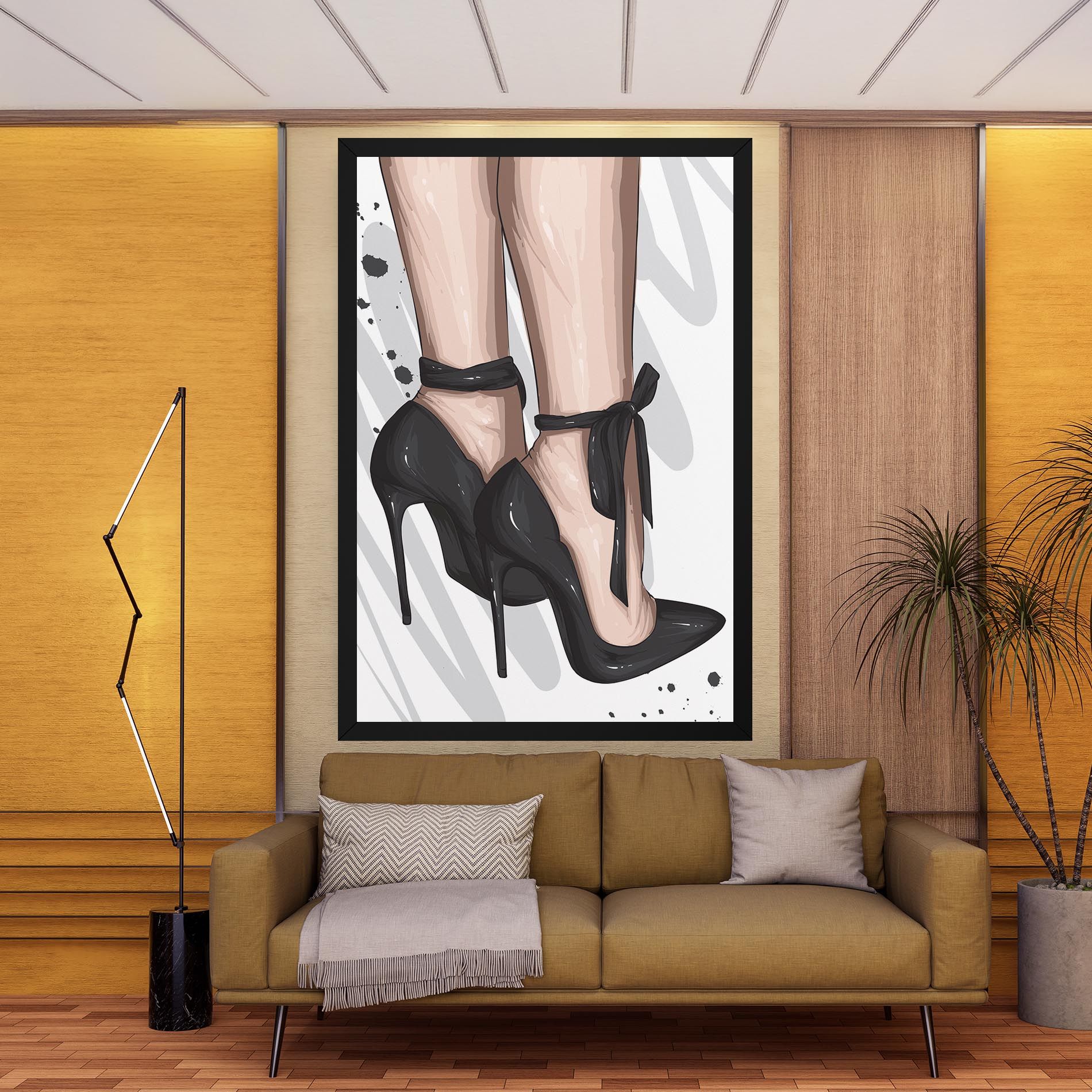 Black Woman Shoes mockup 9