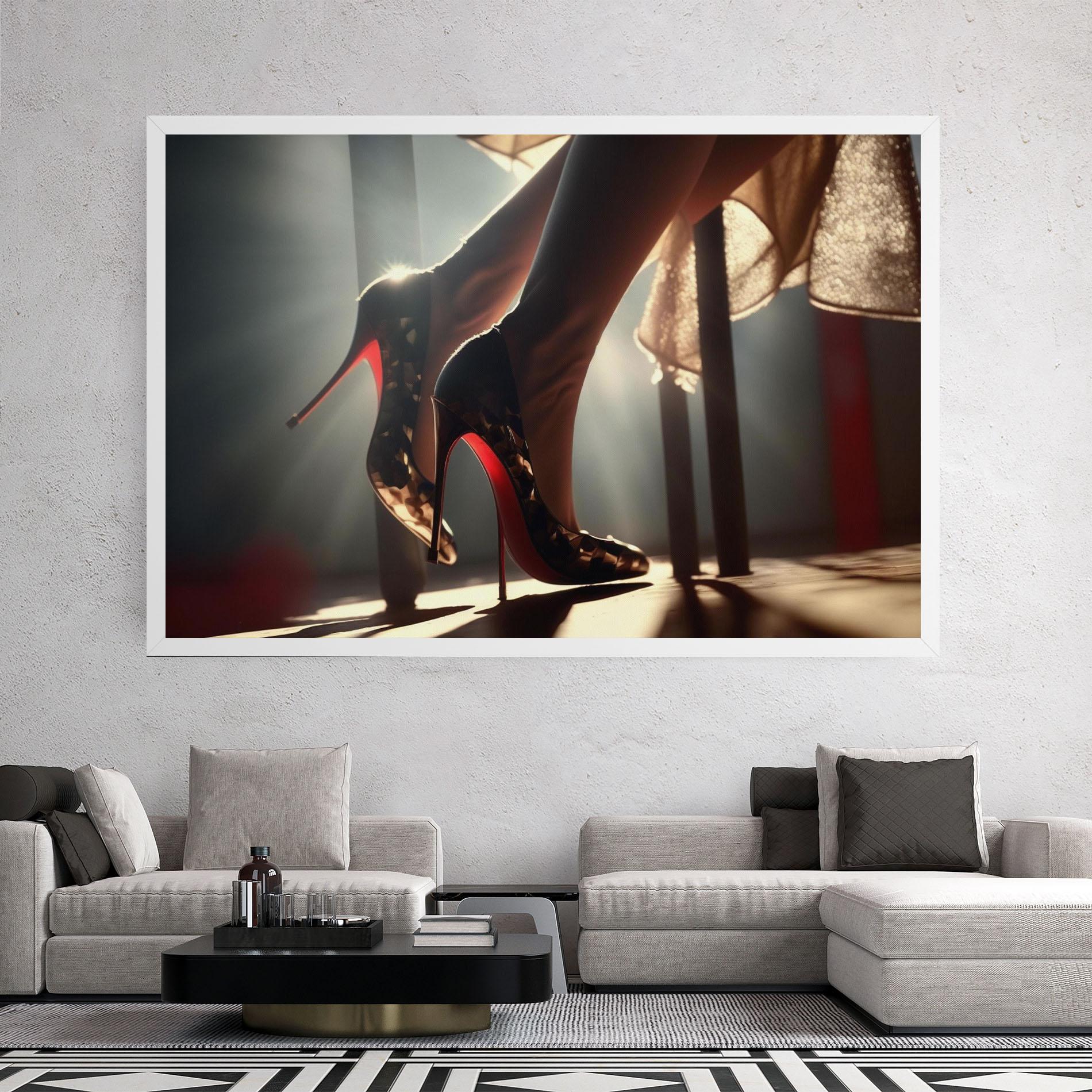 Картина на платно Heels In The Sun mockup 2