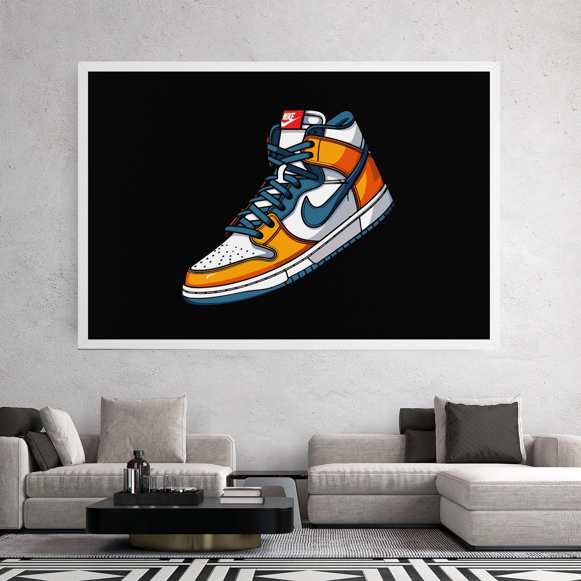 Картина на платно Nike Shoe mockup 2