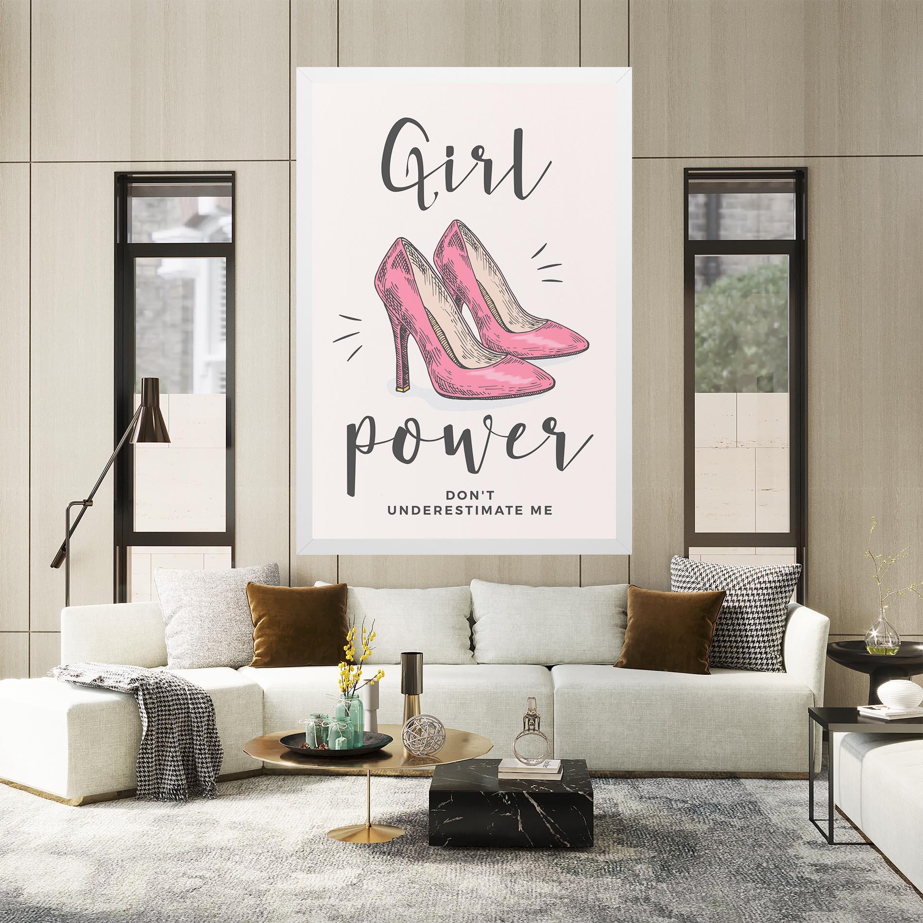 Картина на платно Girl Power mockup 2