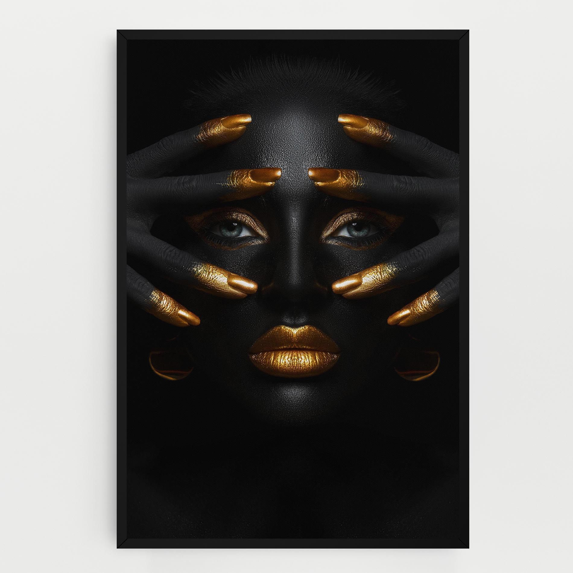 Gold Fingertips Art mockup 0