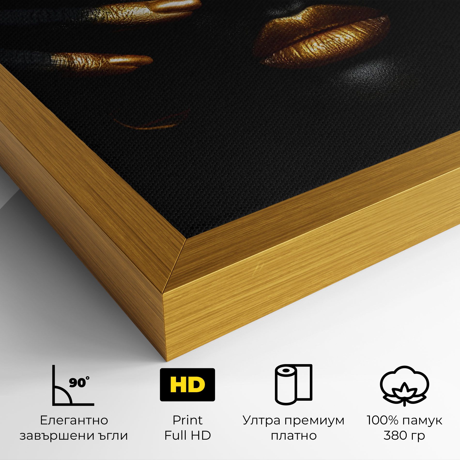 Gold Fingertips Art mockup 4
