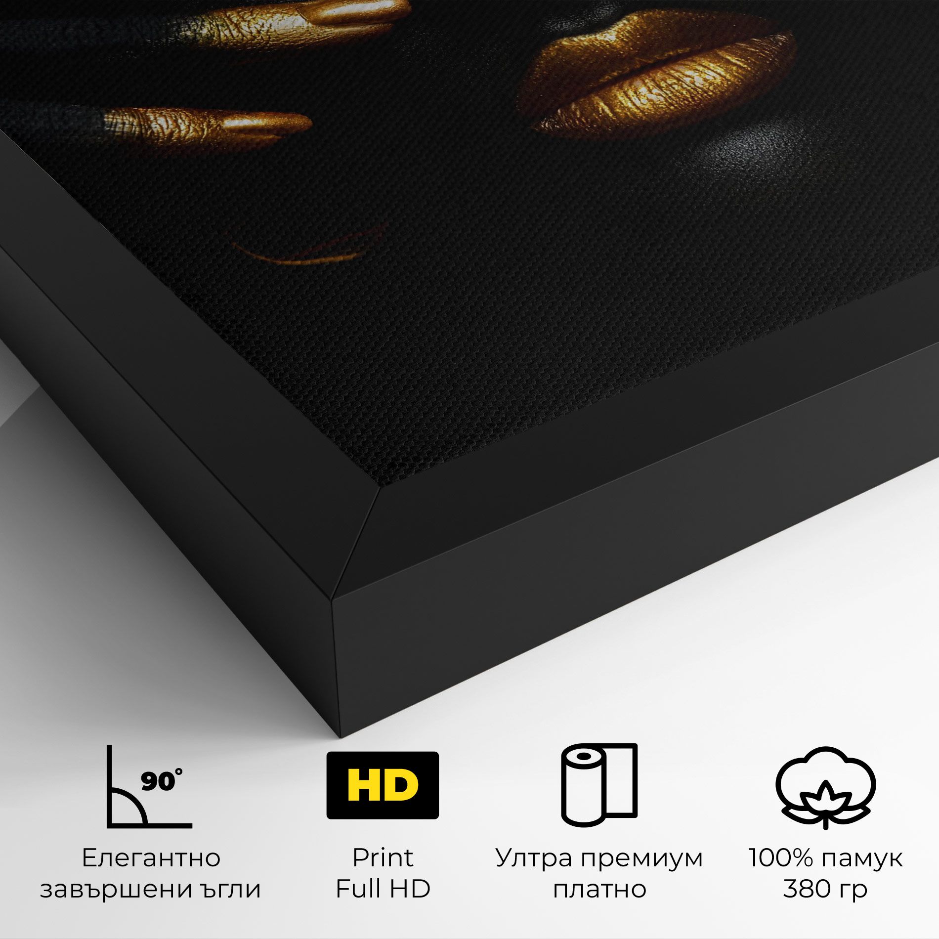 Gold Fingertips Art mockup 4