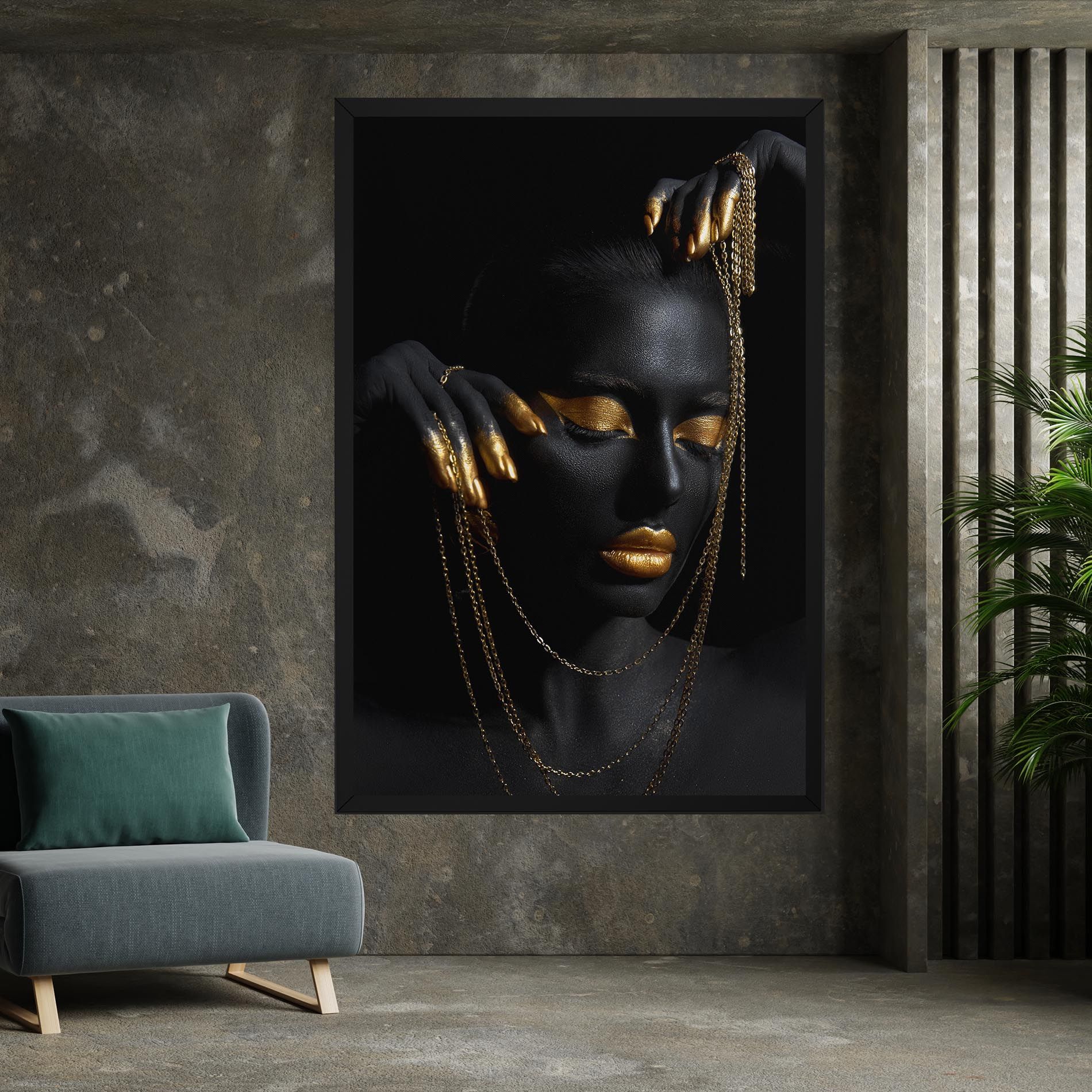 Gold Black Skin mockup 7