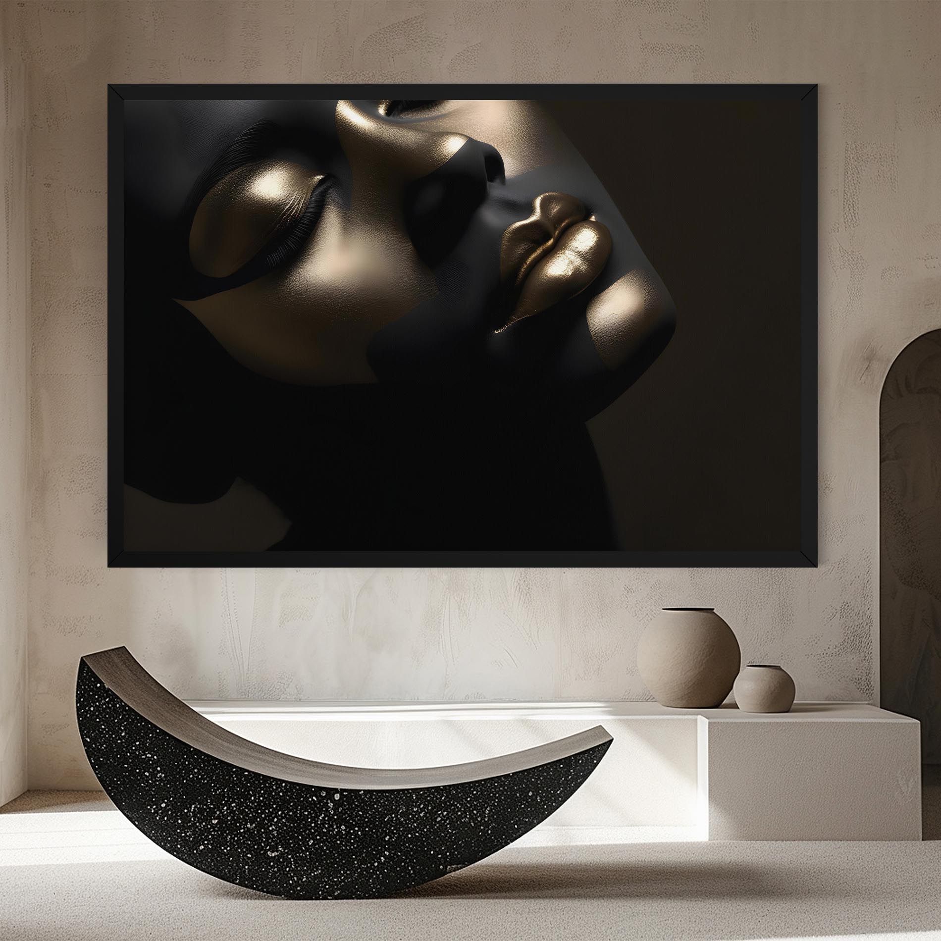 Dark Gold Face mockup 8