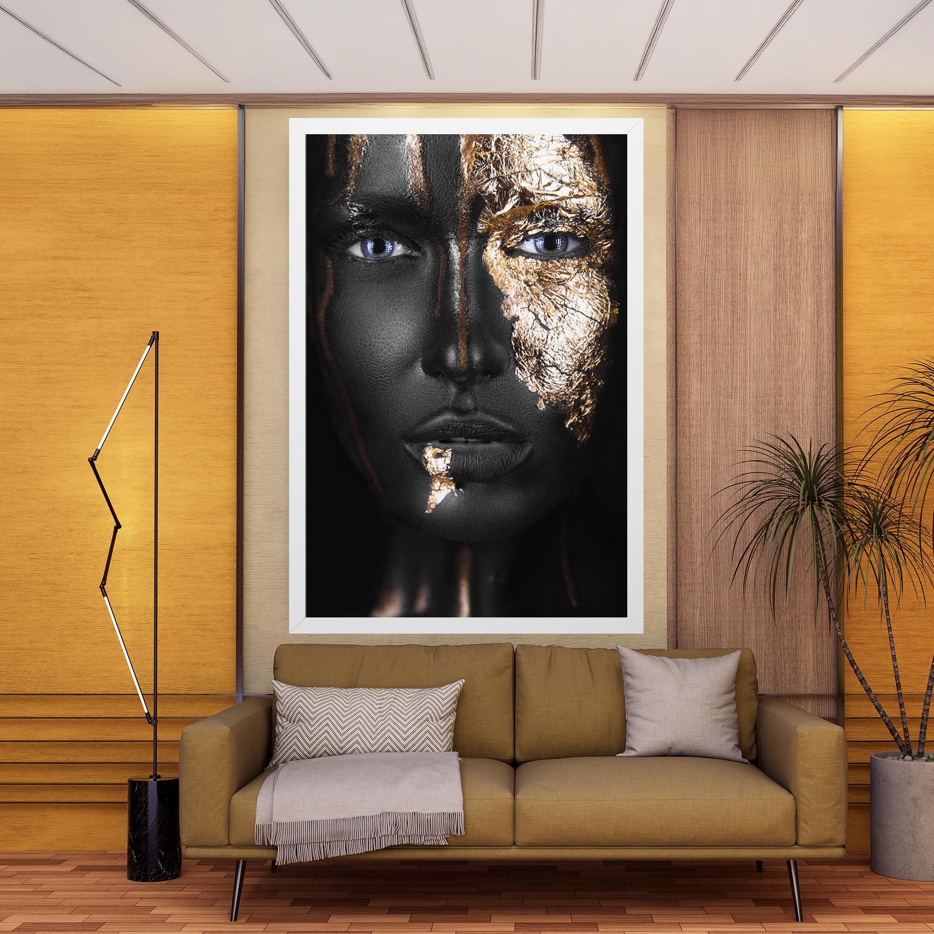 Golden Face mockup 9