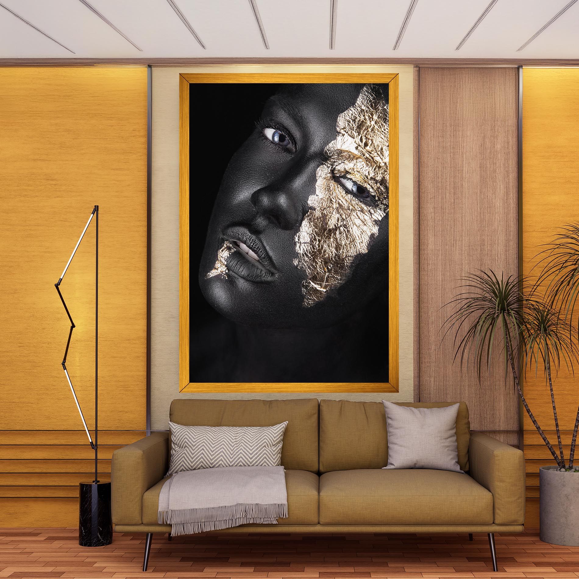 Grey Gold Makeup mockup 9