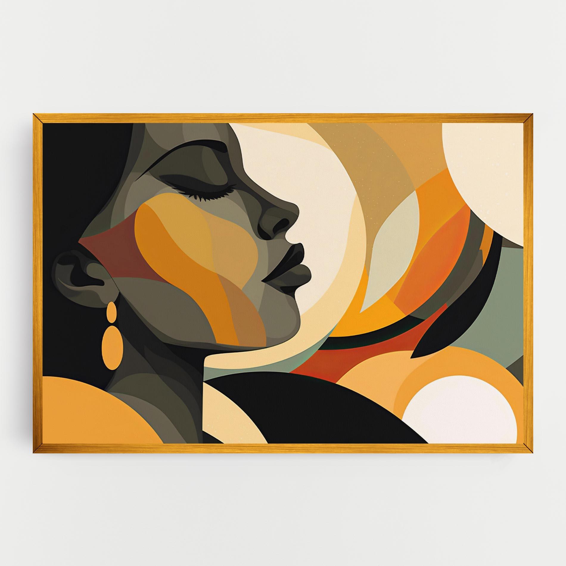 Картина на платно Dreamy Graphic Girl mockup 0