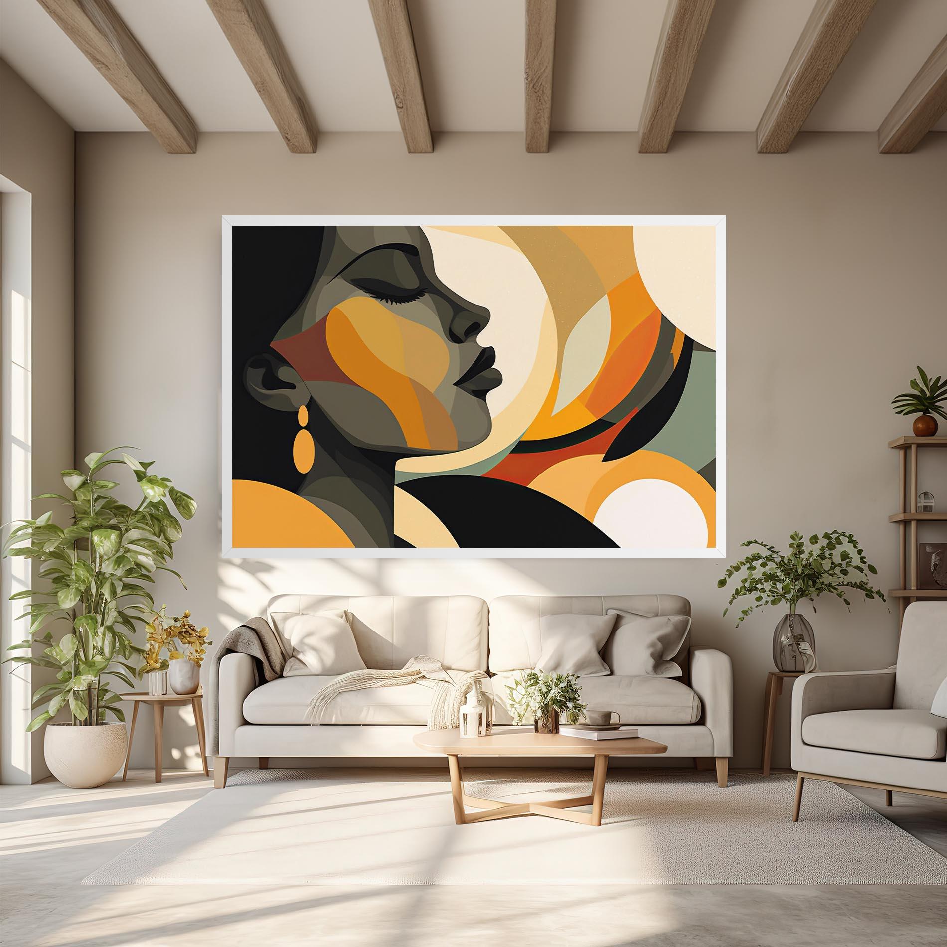 Картина на платно Dreamy Graphic Girl mockup 6