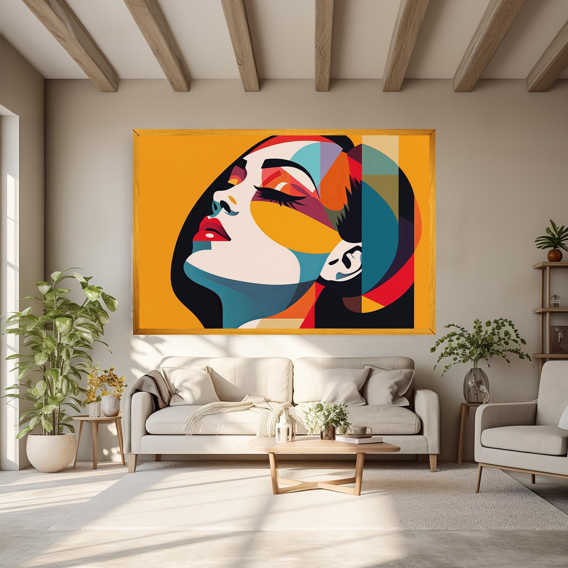 Dreamy Yellow Female mockup 6