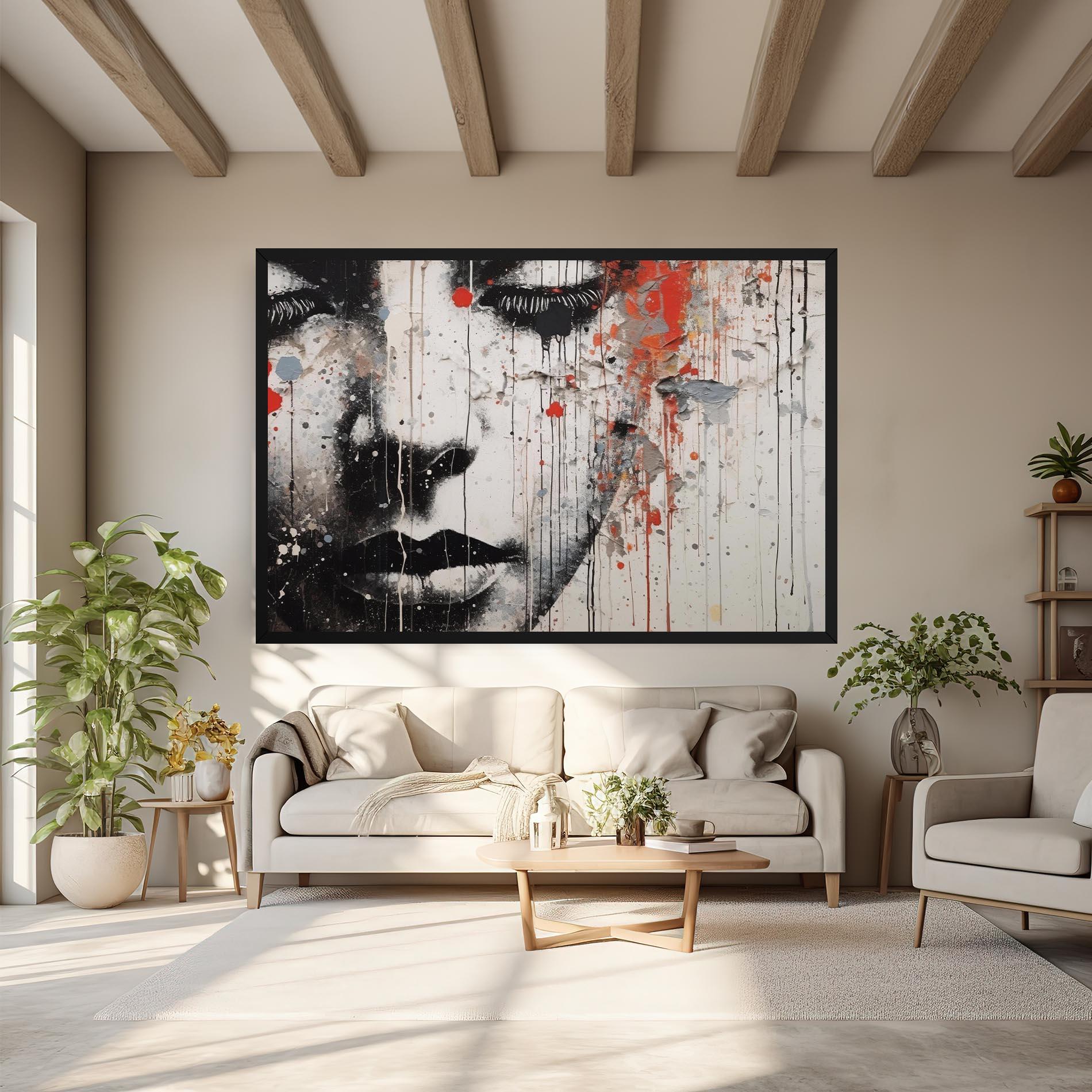 Картина на платно Ink Street Graffiti mockup 6