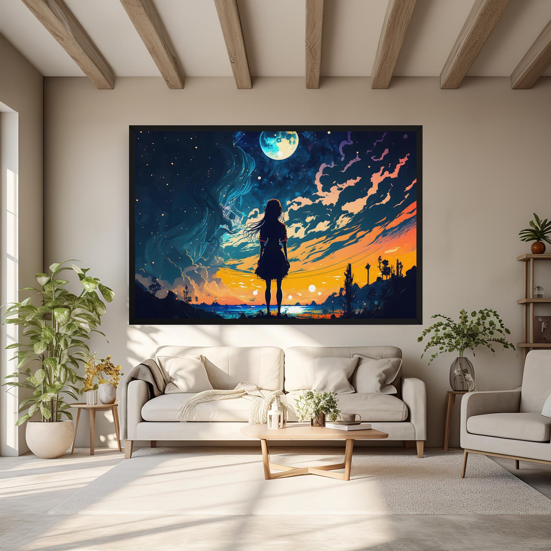 Картина на платно Mystical Woman Fairytale mockup 6