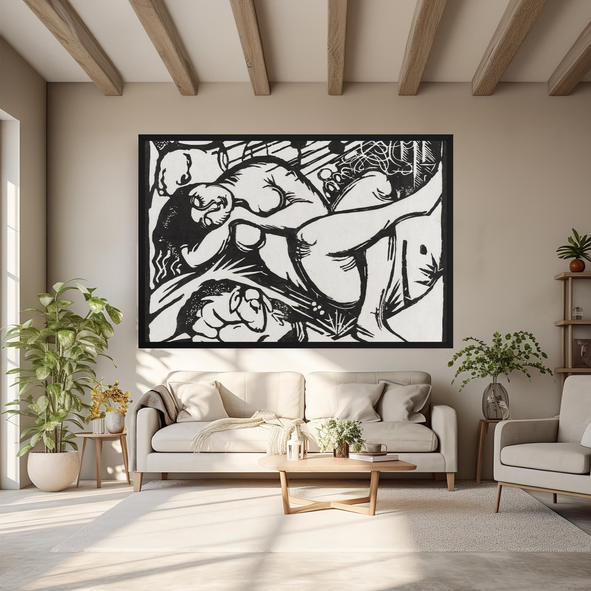 Woman Drawing mockup 6