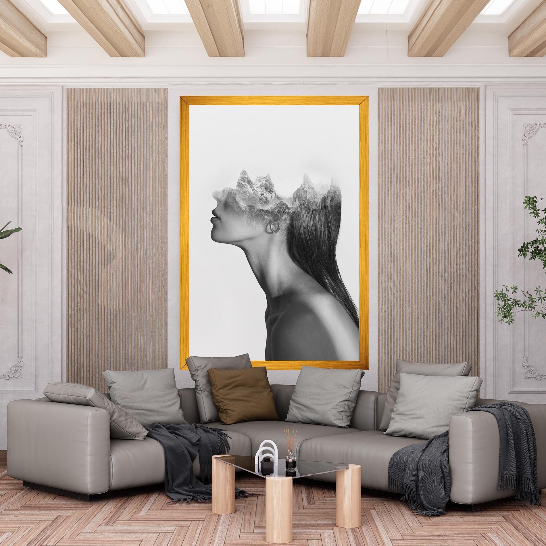 Woman Mountains View mockup 6