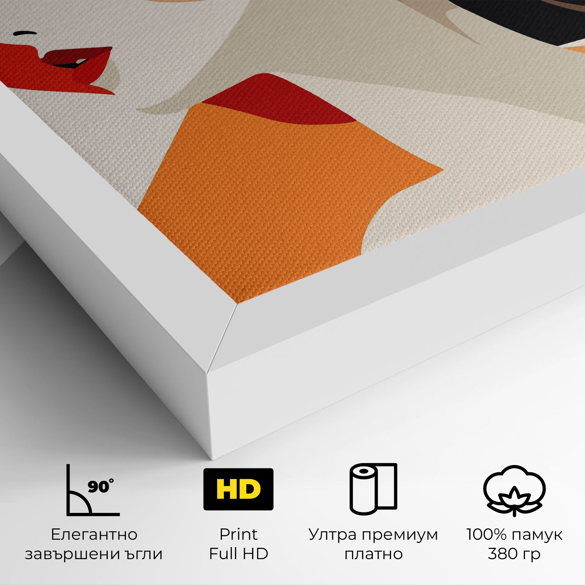 Abstract Autumn Woman mockup 4