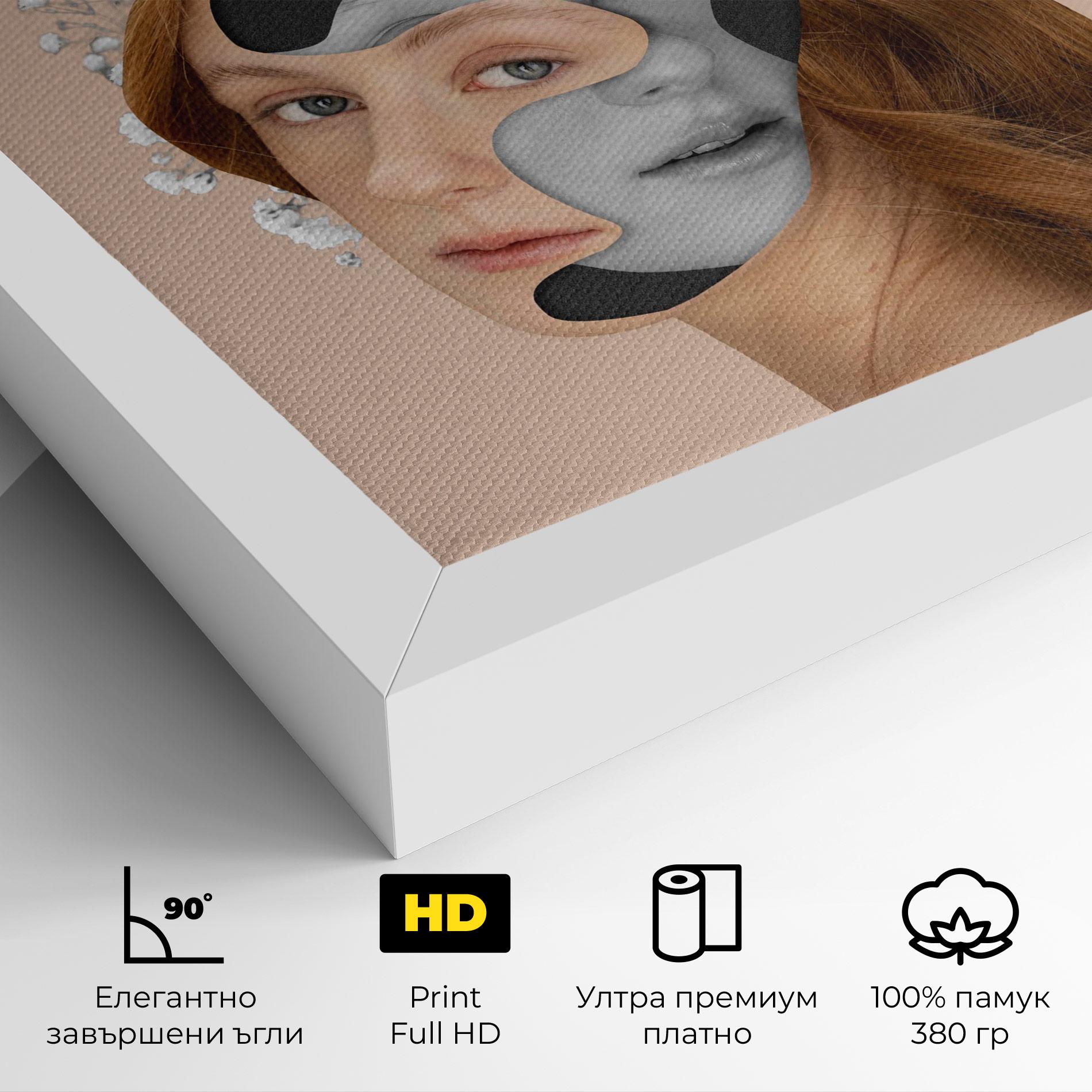 Картина на платно Abstract Combination mockup 4