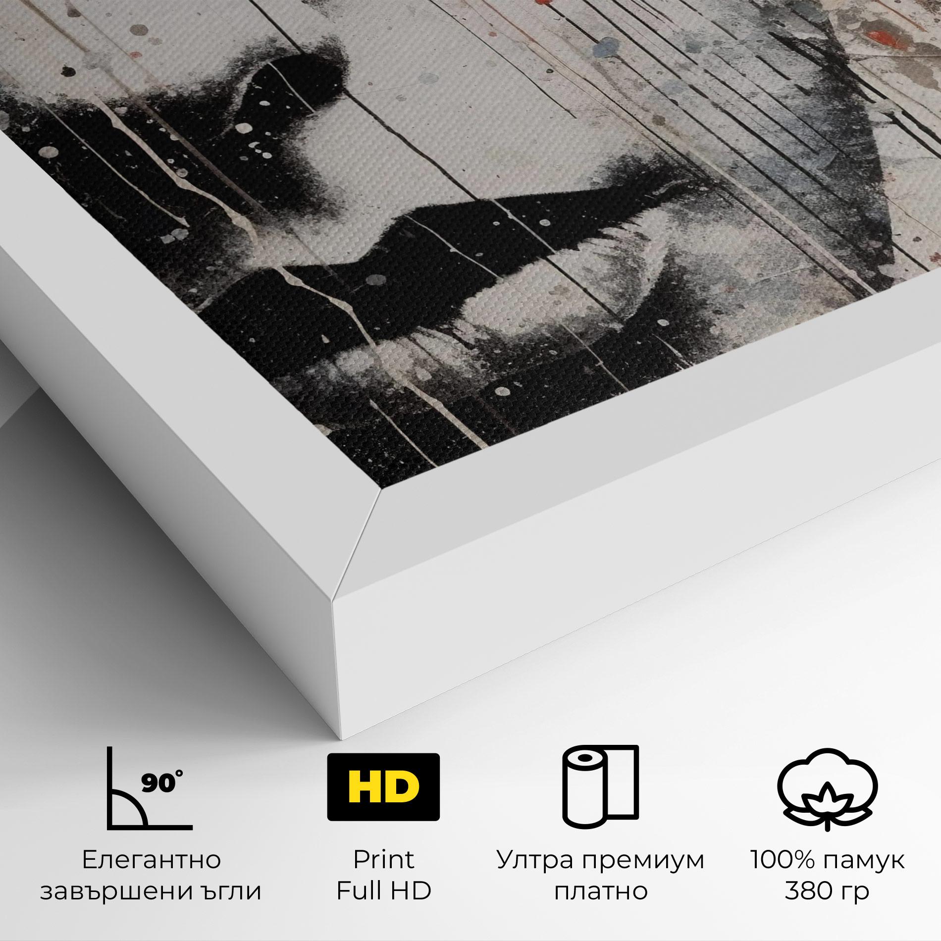 Картина на платно Ink Street Graffiti mockup 4