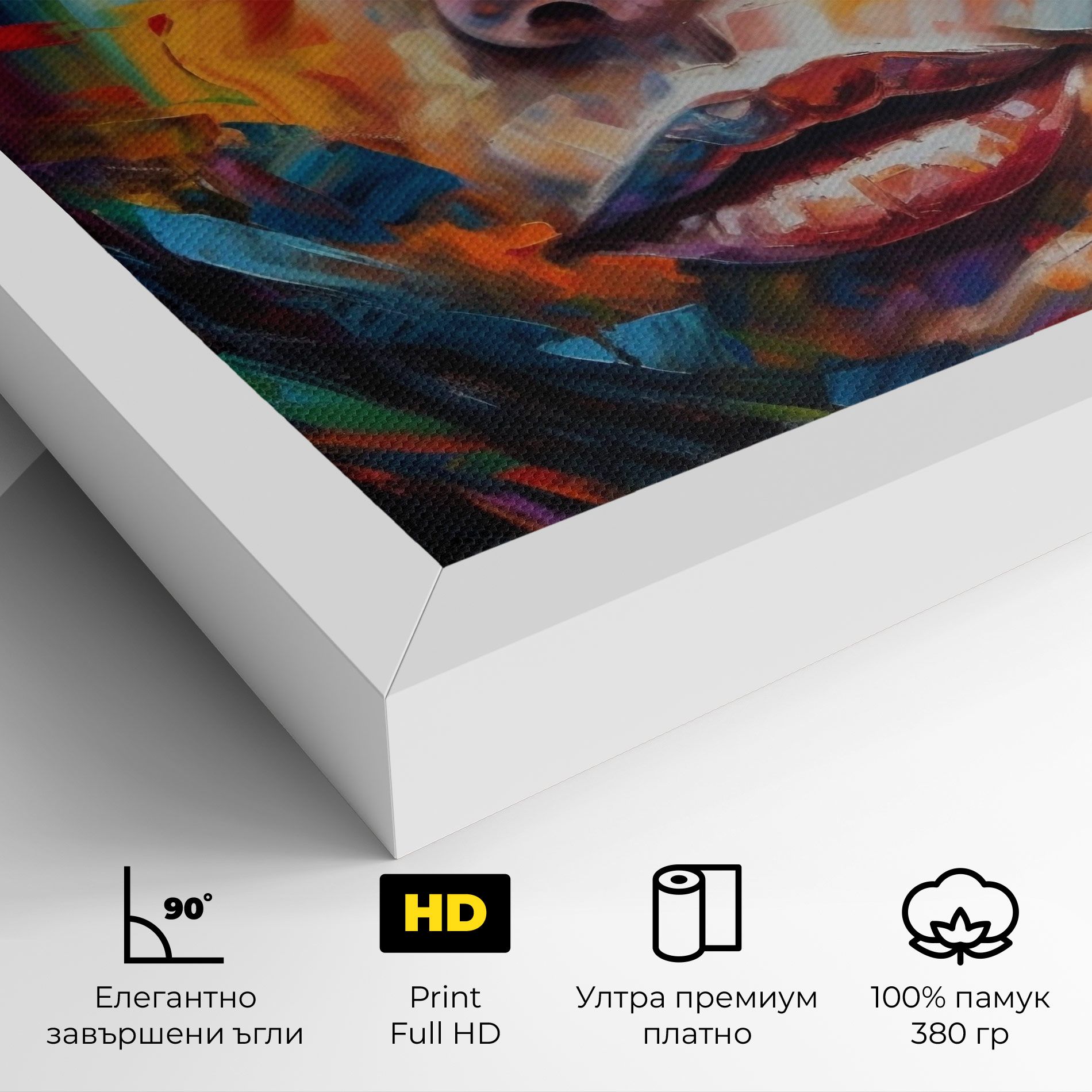 Vibrant Color Woman Paint mockup 4