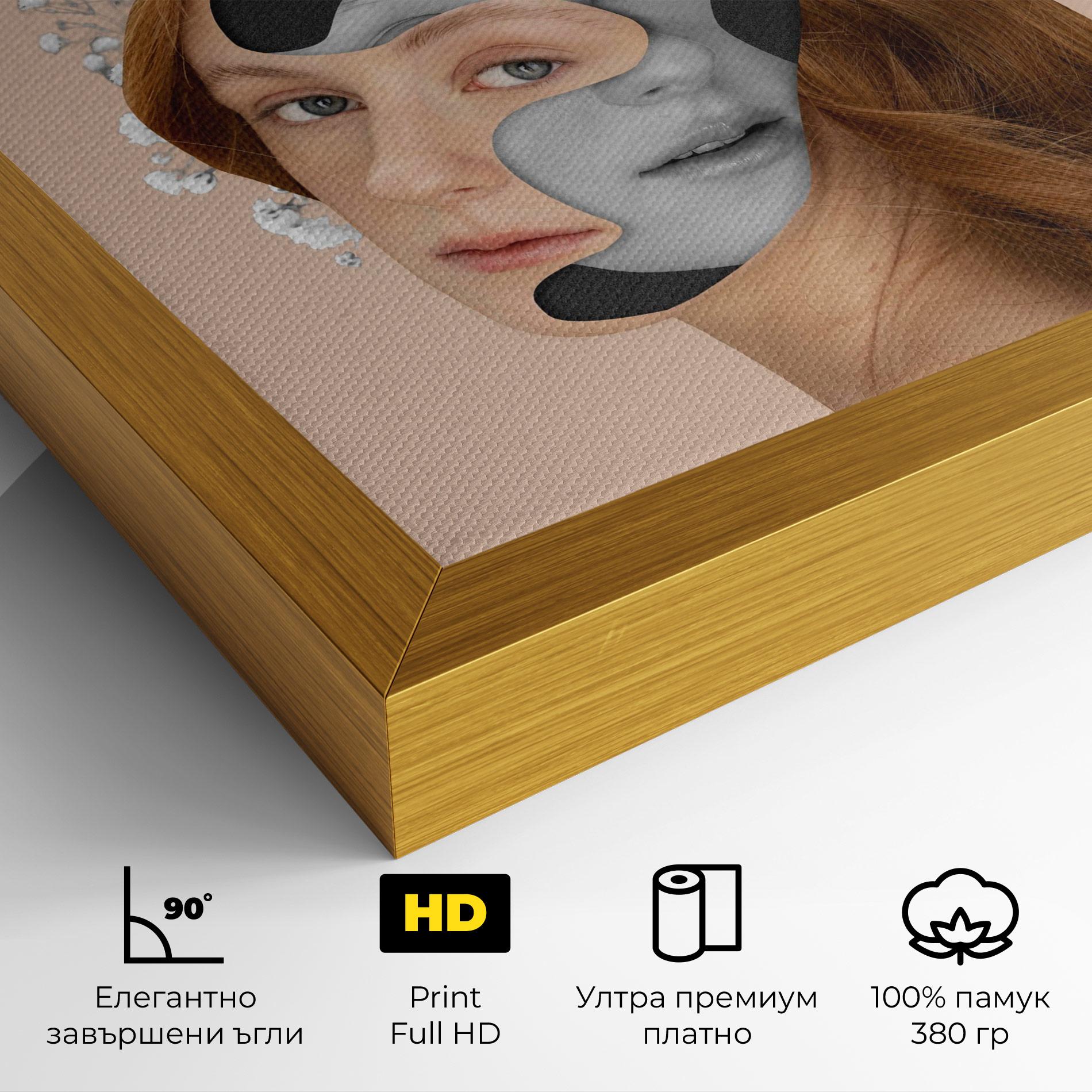 Картина на платно Abstract Combination mockup 4