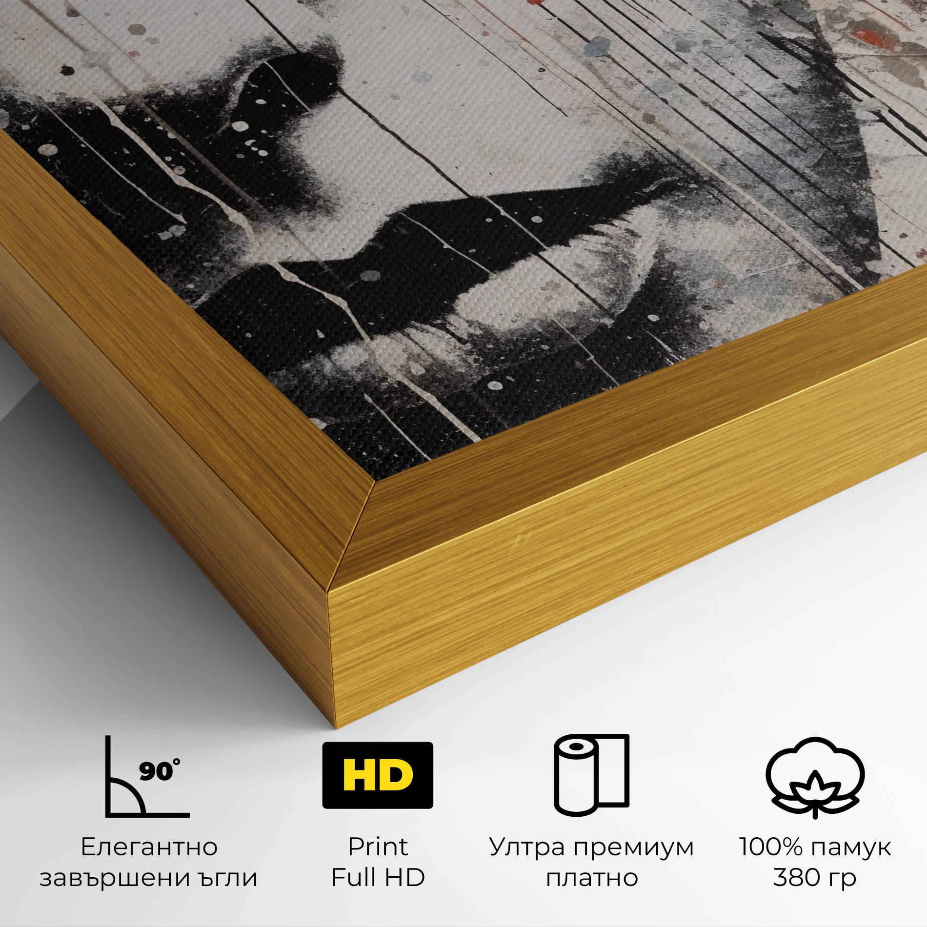 Картина на платно Ink Street Graffiti mockup 4