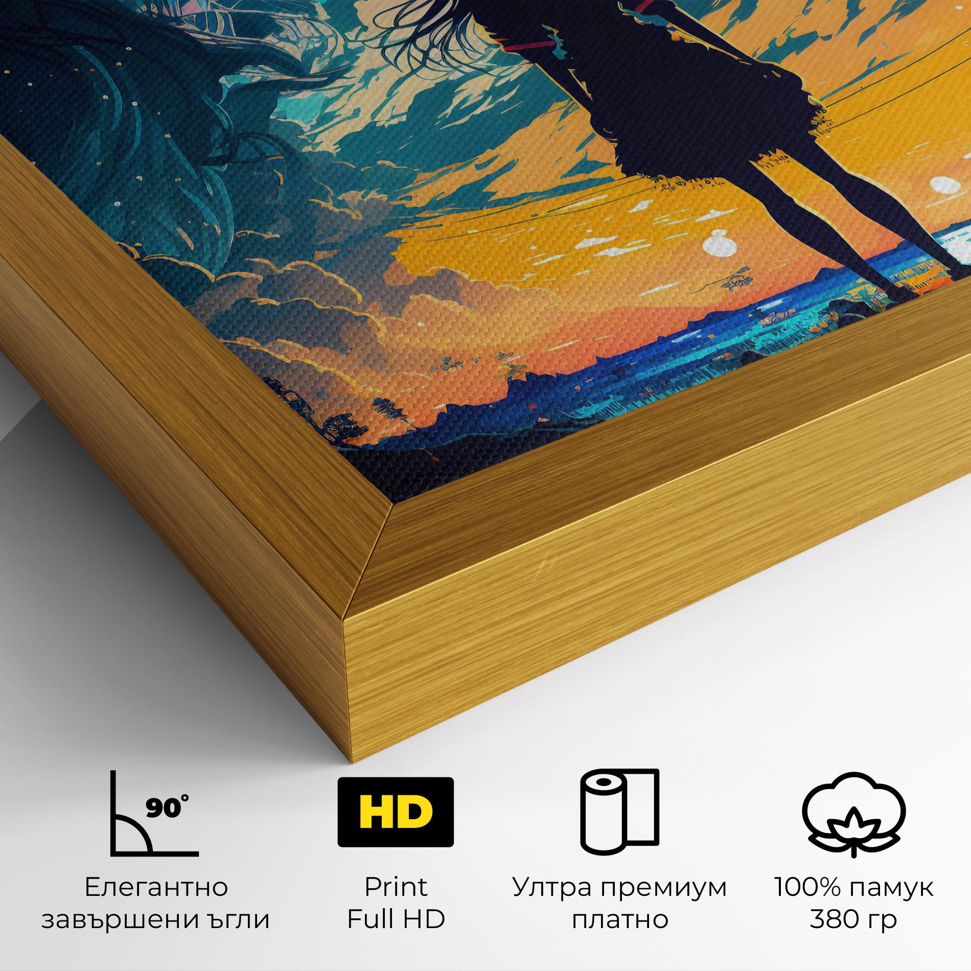 Картина на платно Mystical Woman Fairytale mockup 4