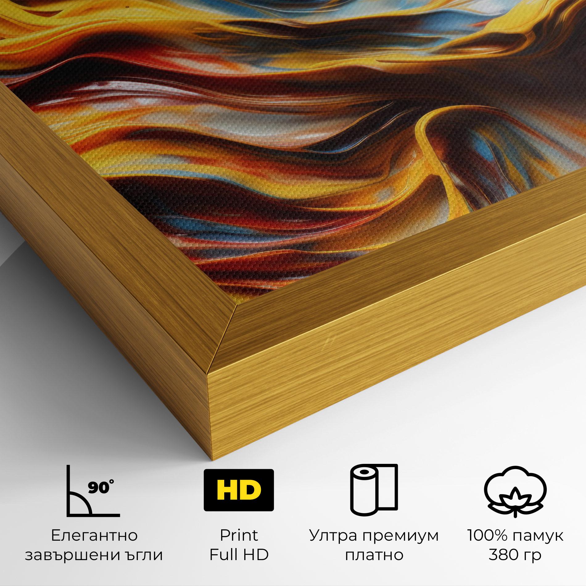 Картина на платно Painted Woman mockup 4