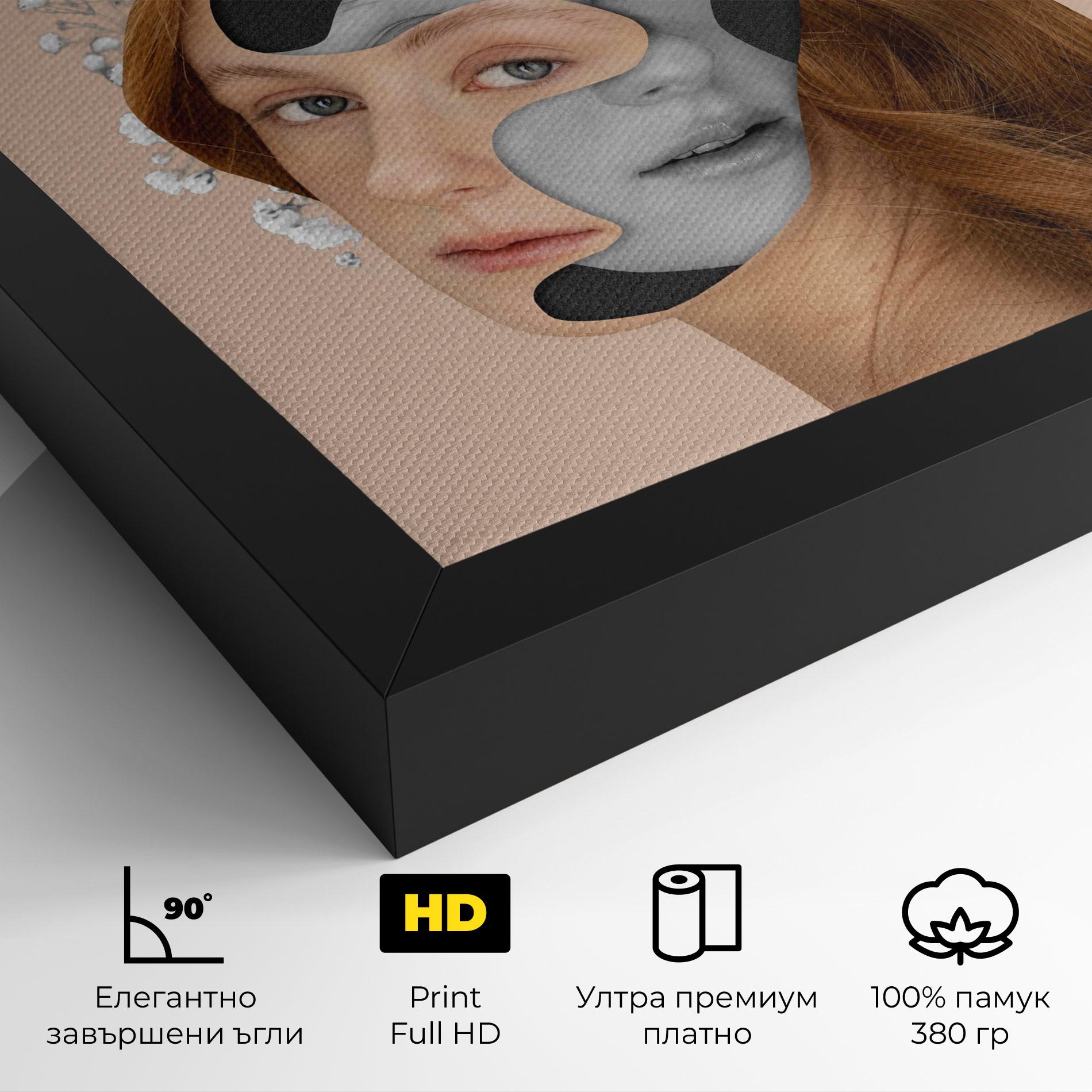 Картина на платно Abstract Combination mockup 4