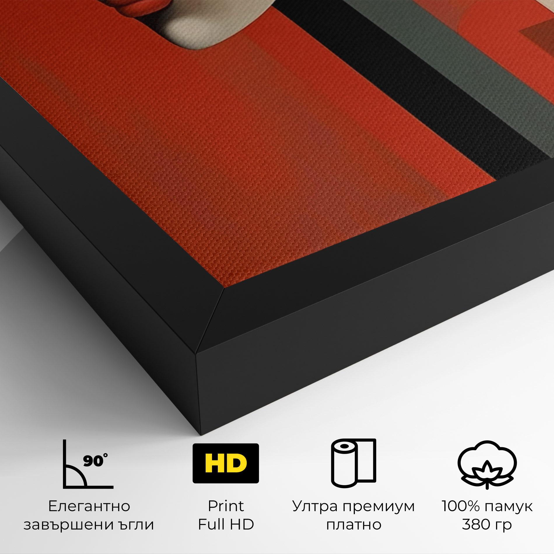 Картина на платно Art Russian Revolution mockup 4