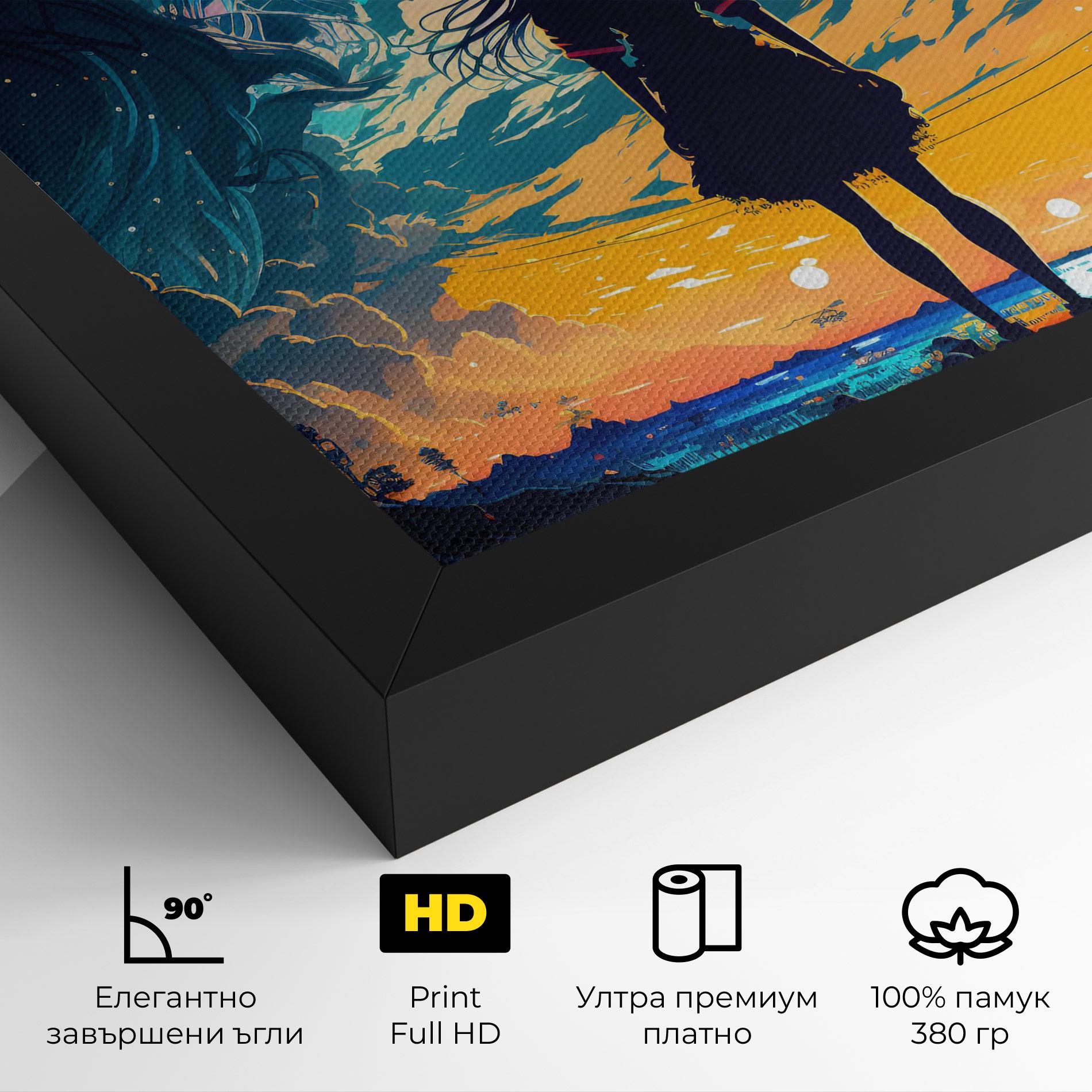 Картина на платно Mystical Woman Fairytale mockup 4