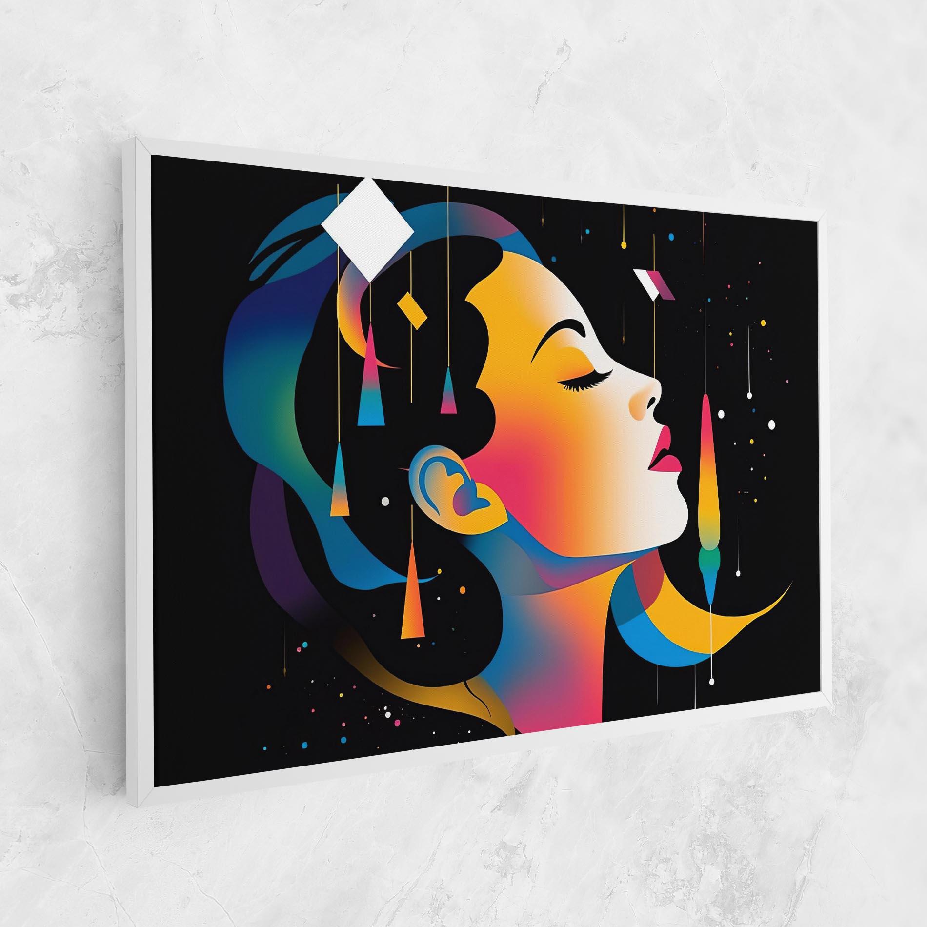 Картина на платно Dreamy Night Female mockup 1