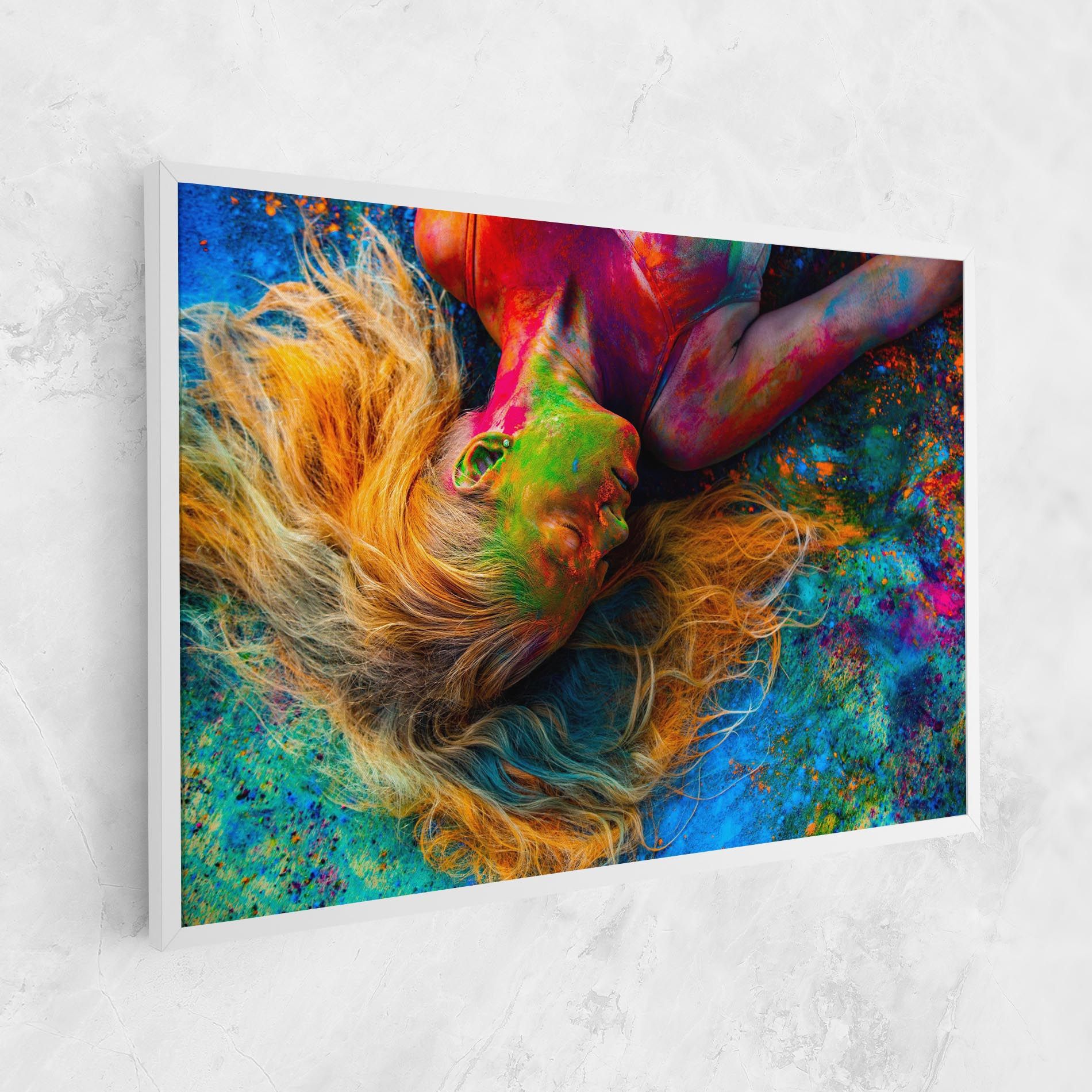 Powder Holi Woman mockup 1