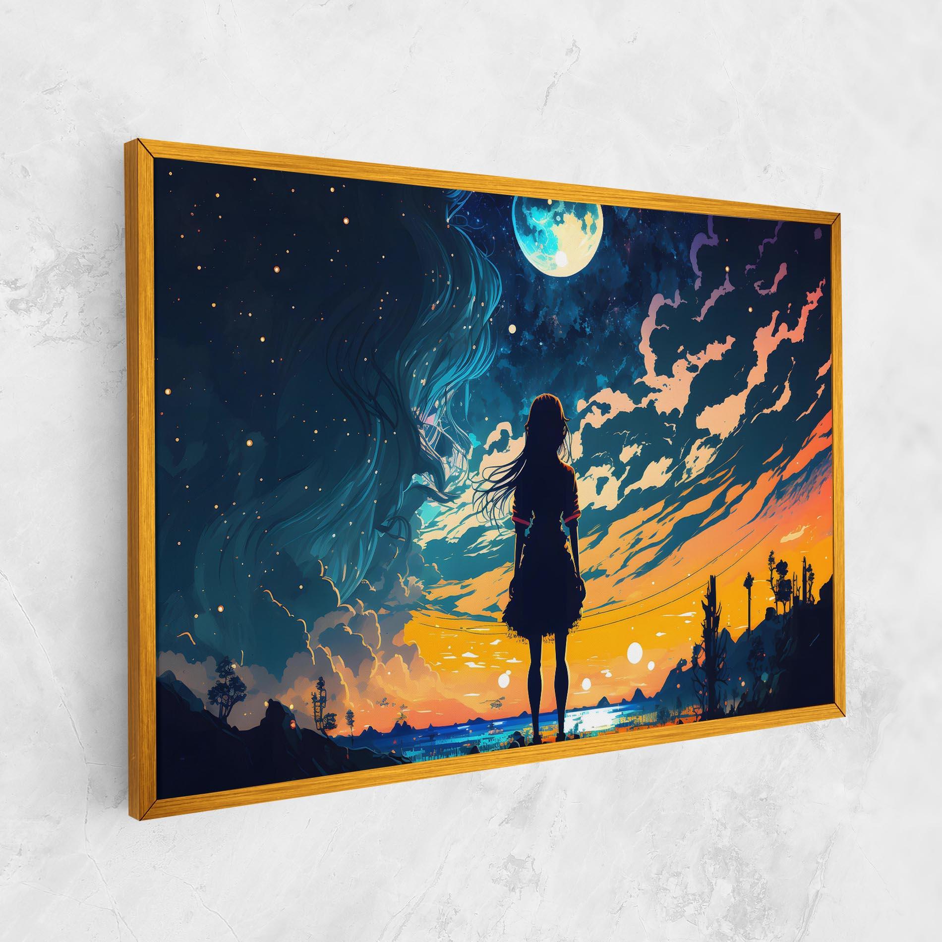 Картина на платно Mystical Woman Fairytale mockup 1