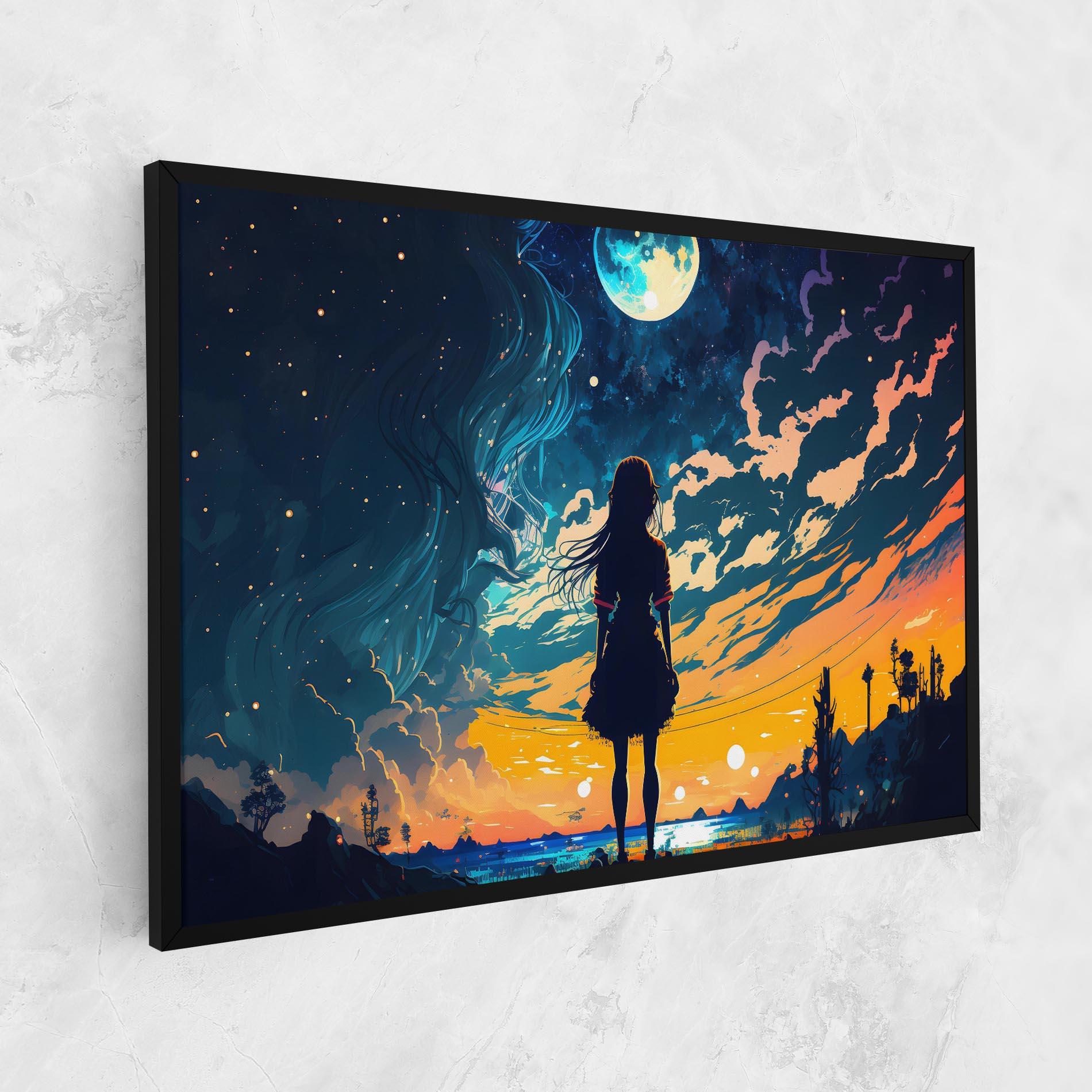 Картина на платно Mystical Woman Fairytale mockup 1