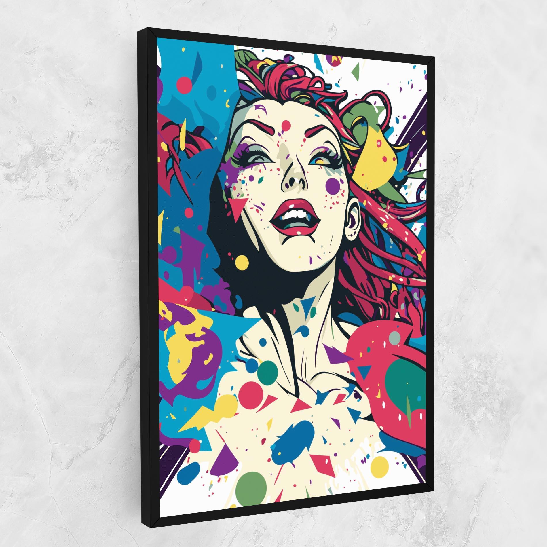 Картина на платно Fictional Woman mockup 1