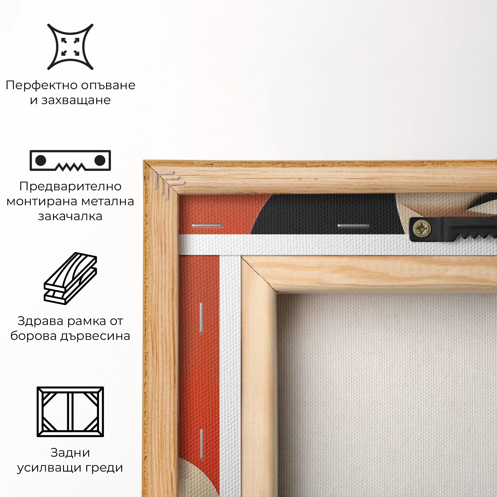 Картина на платно Art Russian Revolution mockup 5