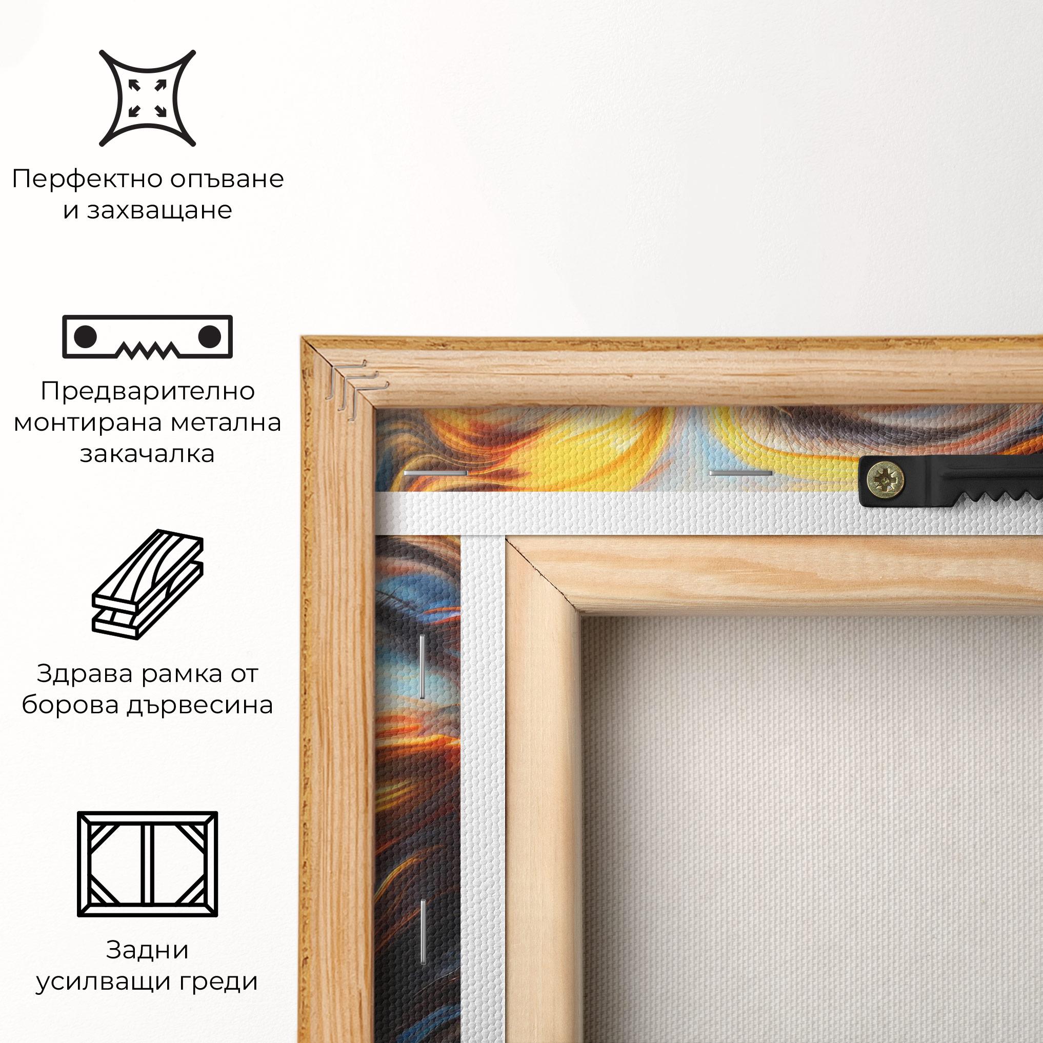 Картина на платно Painted Woman mockup 5