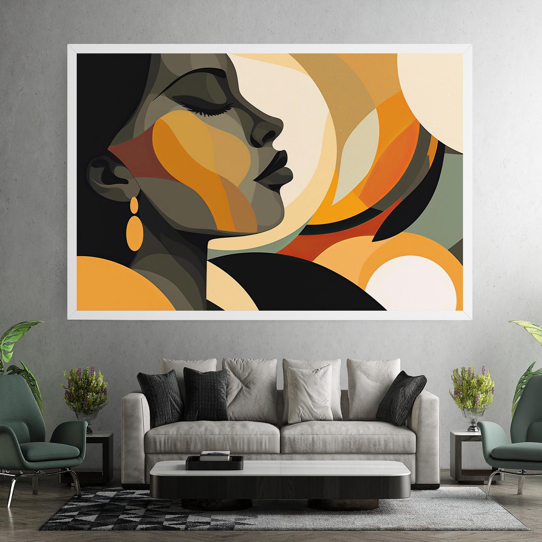 Картина на платно Dreamy Graphic Girl mockup 7