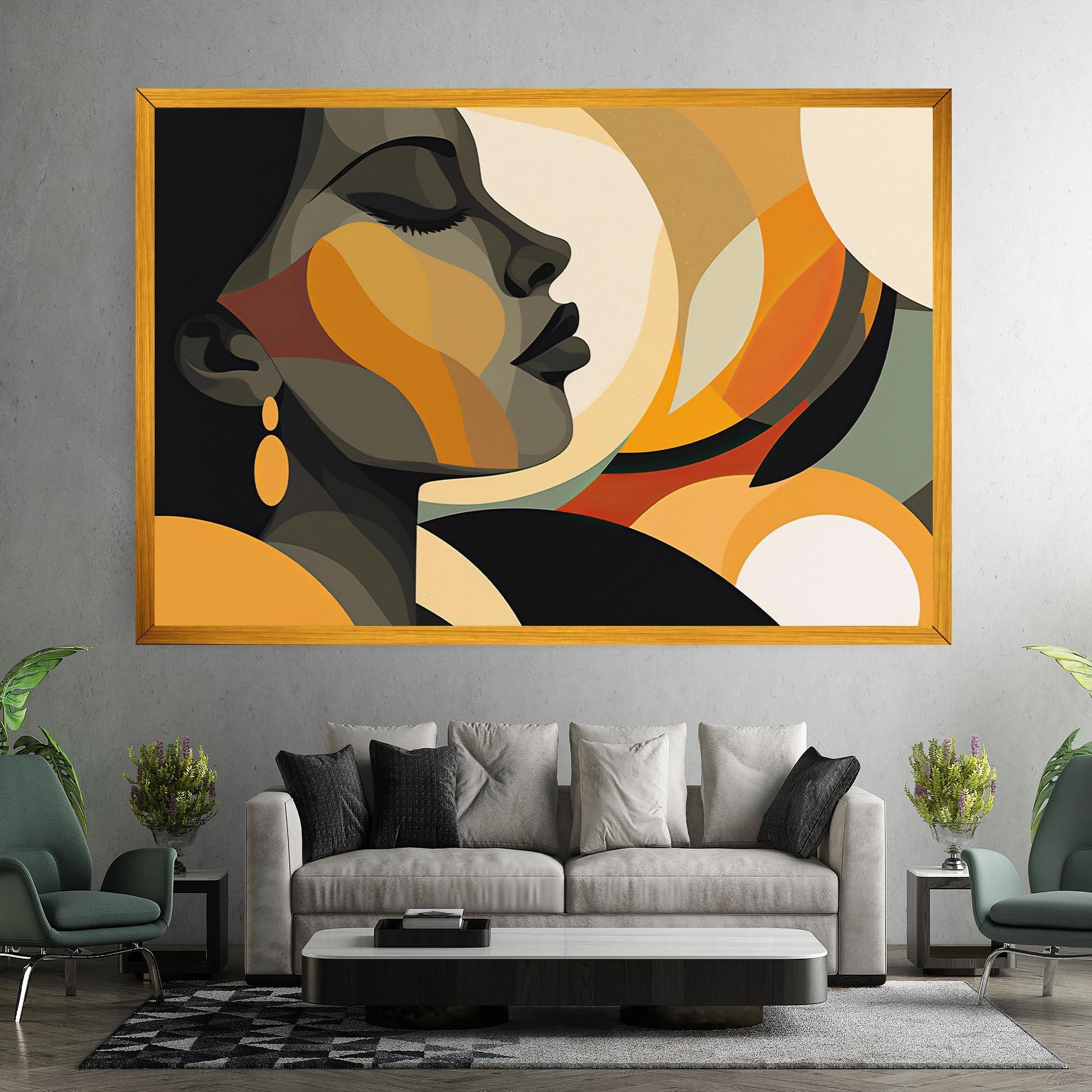 Картина на платно Dreamy Graphic Girl mockup 7