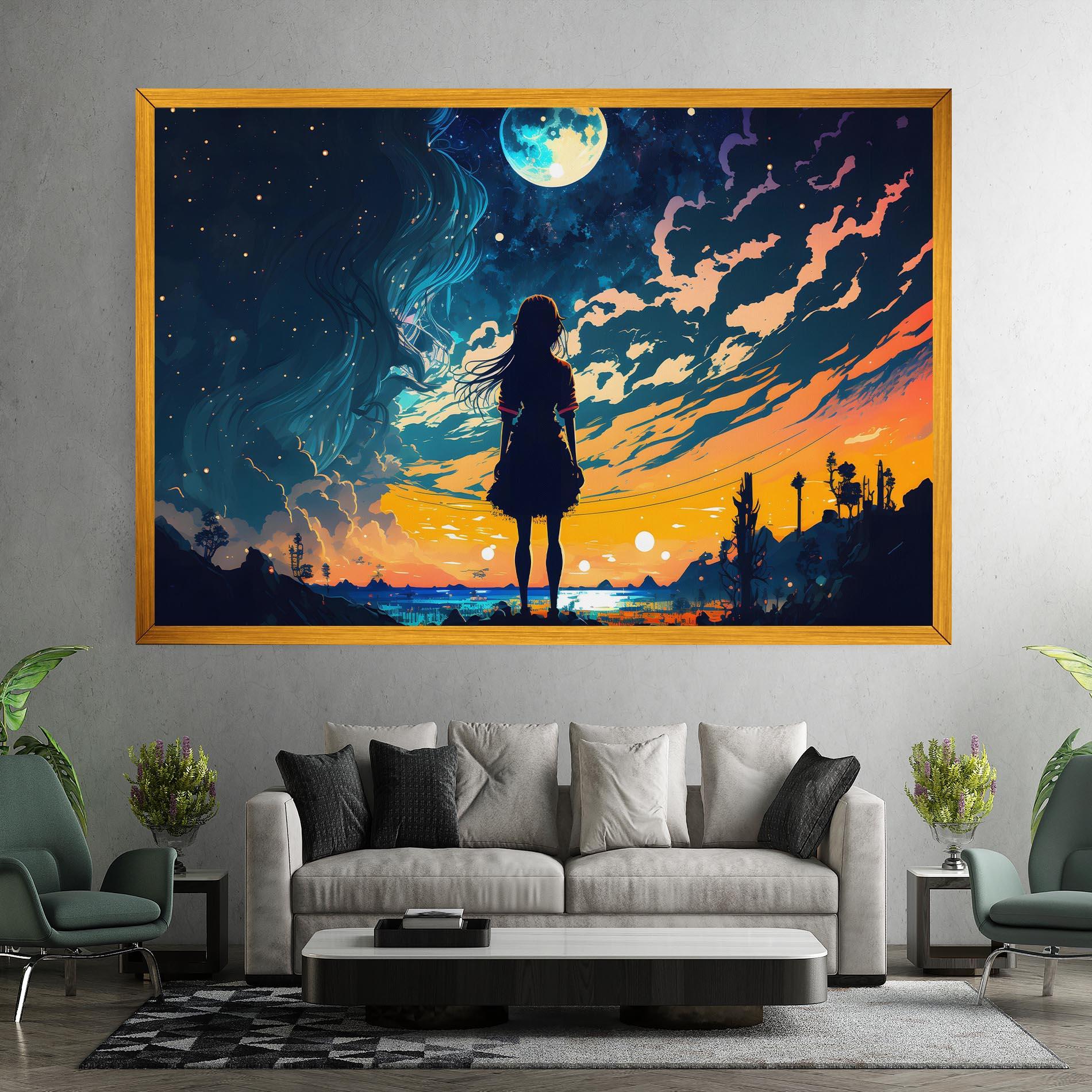 Картина на платно Mystical Woman Fairytale mockup 7